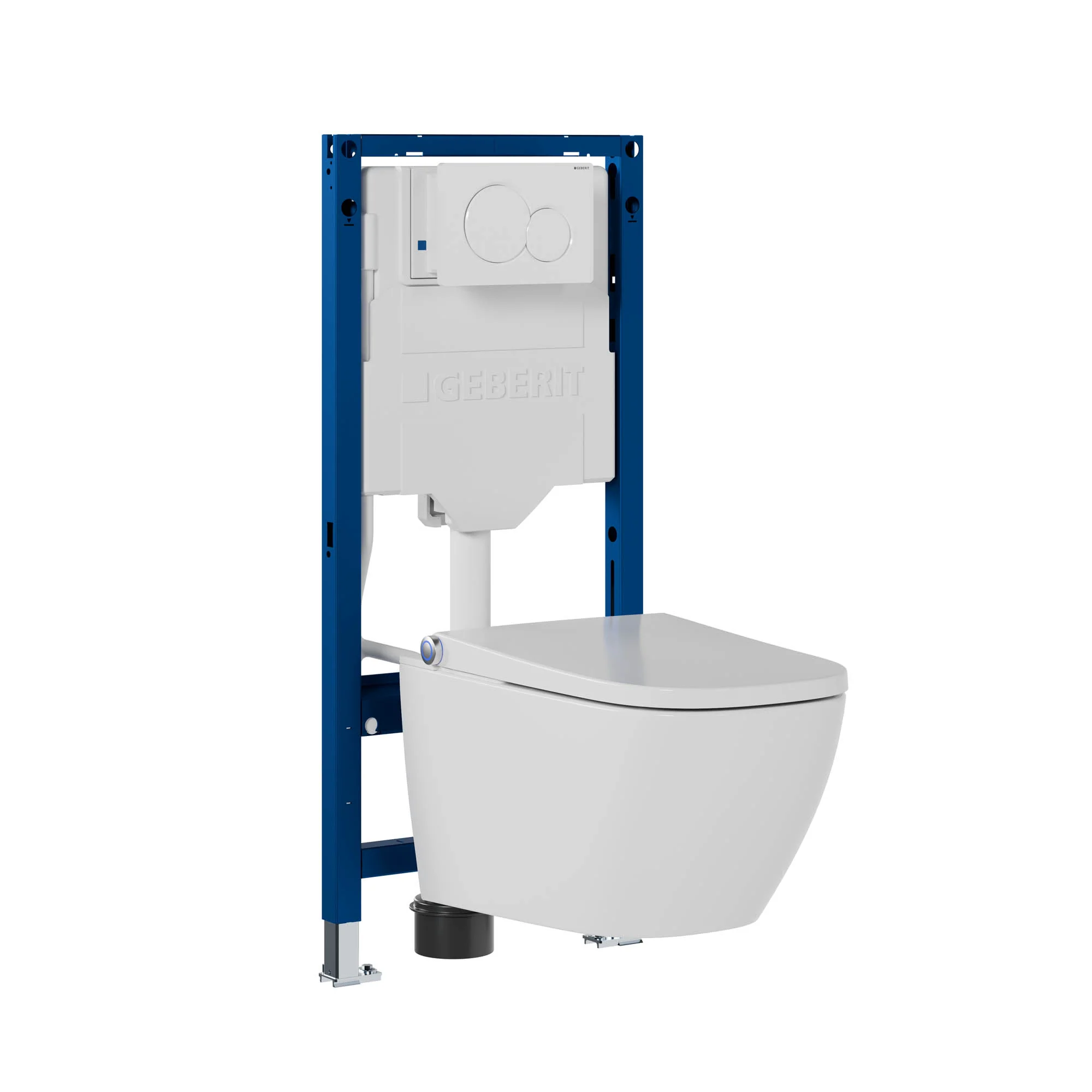 Dusch-WC komplet sæt Basic 1104 med Geberit Duofix forvægselement - Image 3