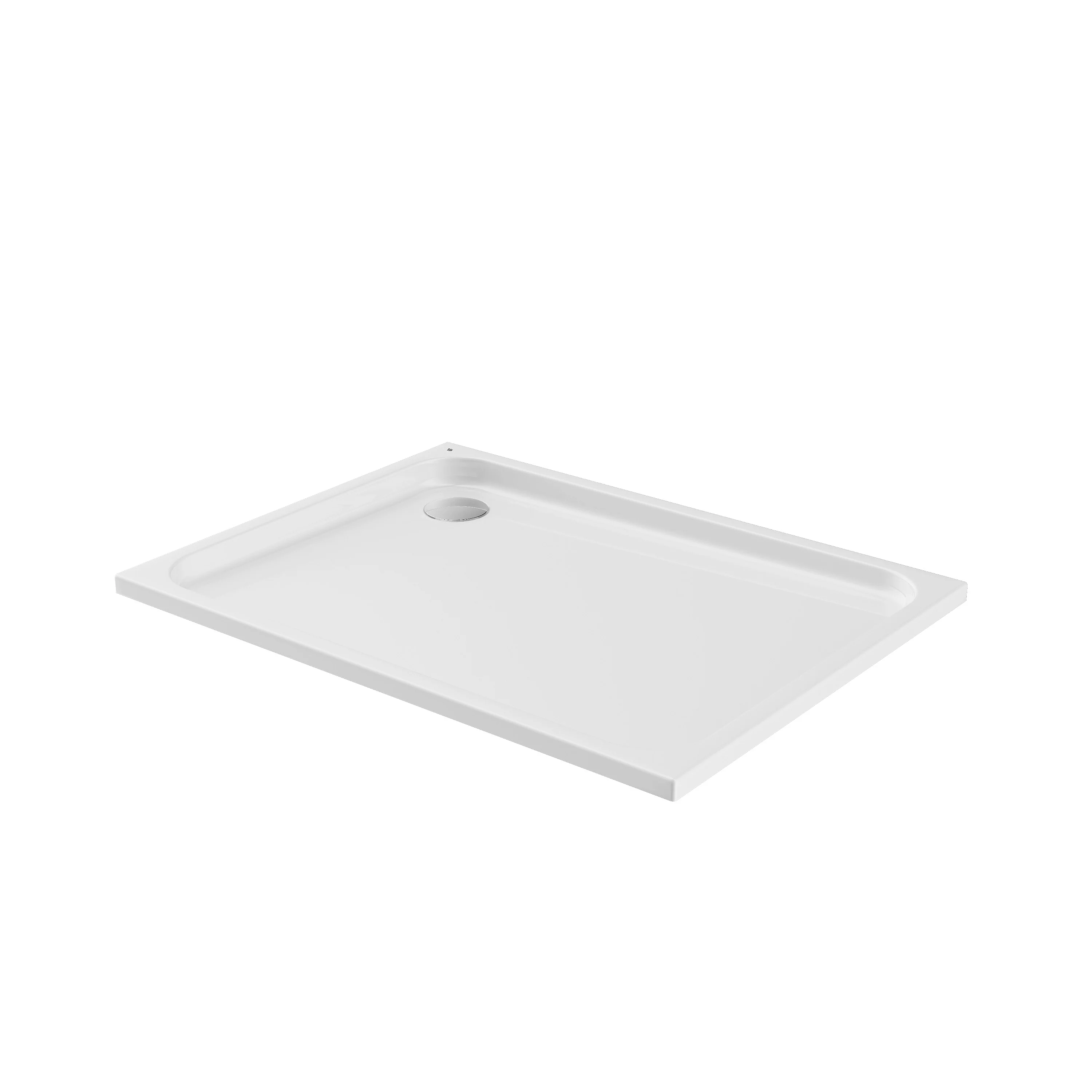 Flad akrylbrusebakke TIM - blank hvid - Image 10