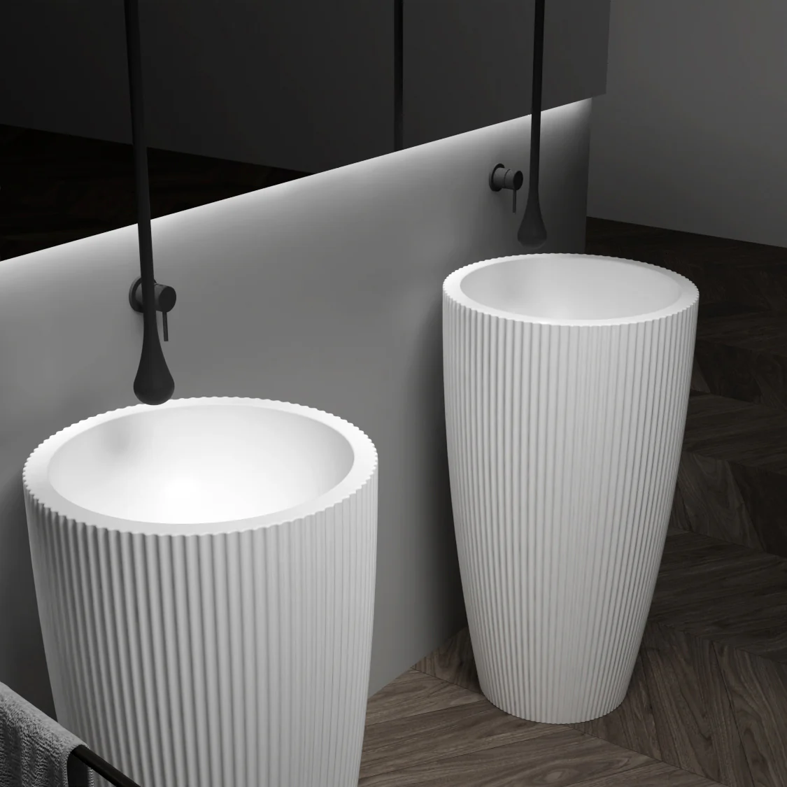 Håndvask på piedestal TWZ316 - Image 4