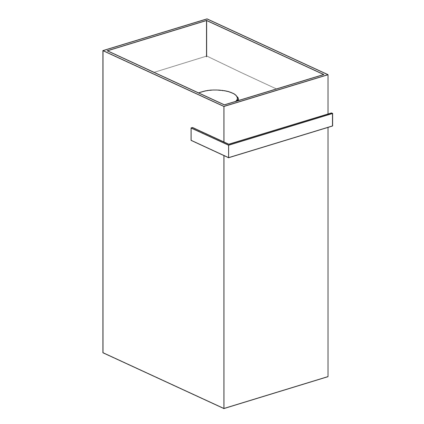 Håndvask på piedestal TWZ312 - Image 10