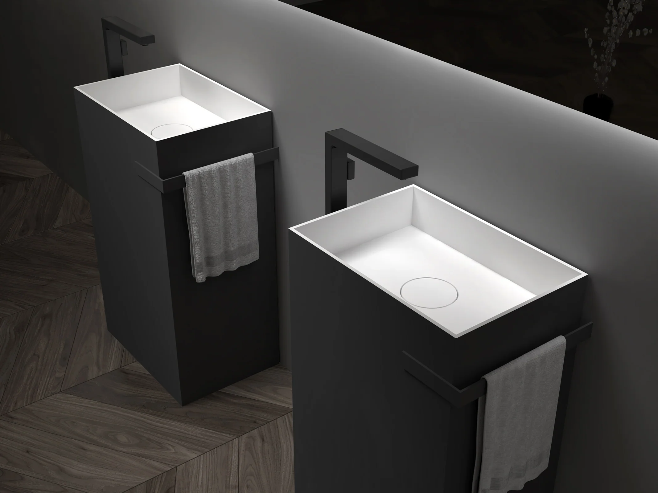 Håndvask på piedestal TWZ312 - Image 3