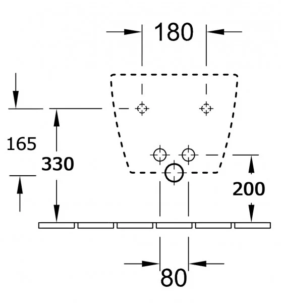 Væg-hængt bidet CH2019V - Image 3