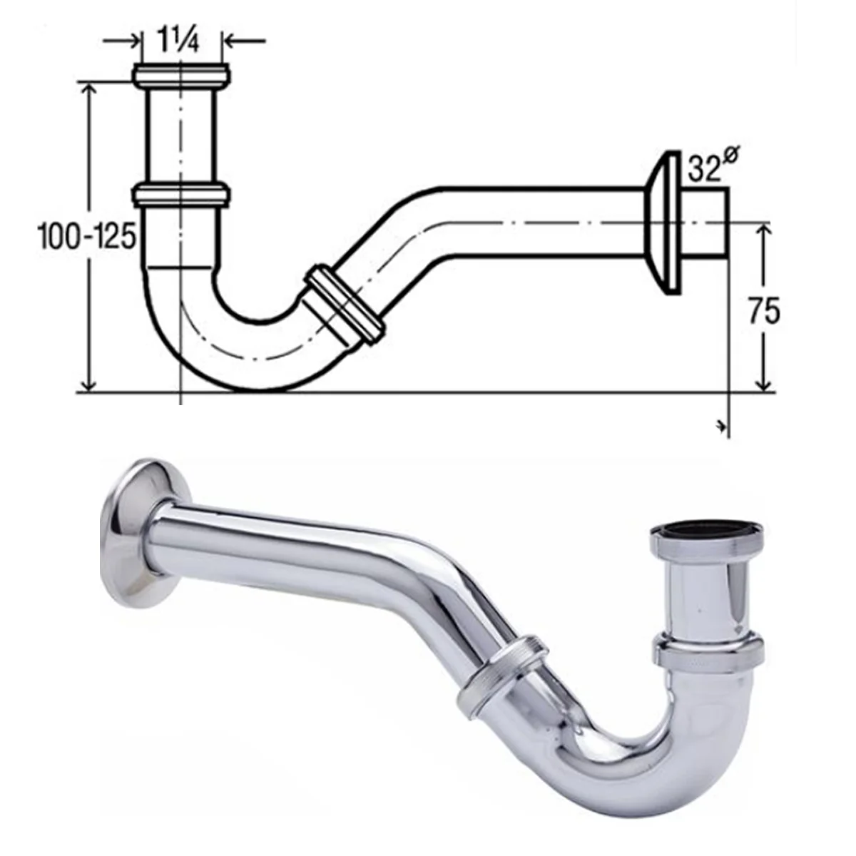 Væg-hængt bidet CH2019V - Image 5