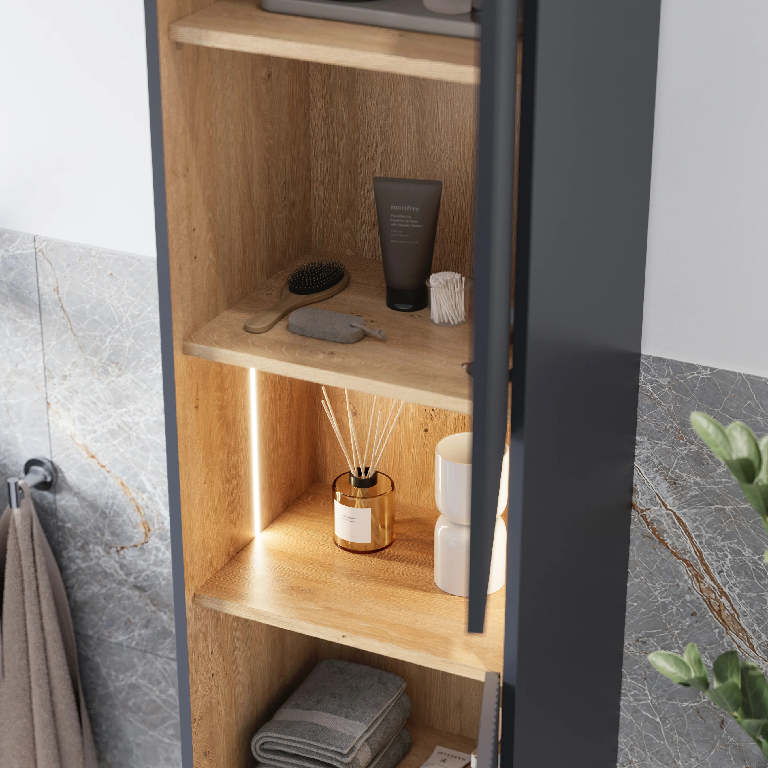 Højskab BELDIVO 170 cm - Image 4