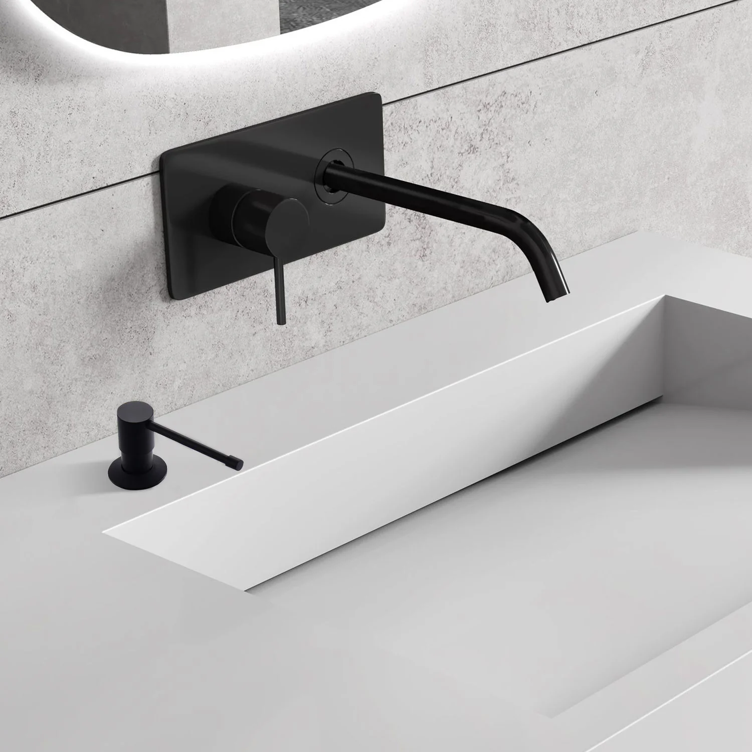 Indbygget sæbedispenser D350