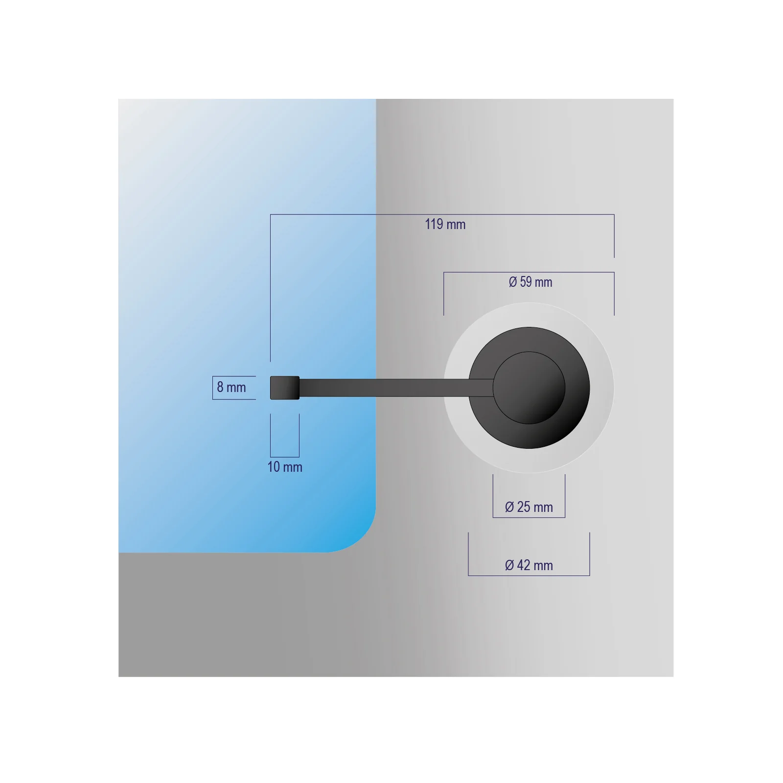 Indbygget sæbedispenser D350 - Image 20