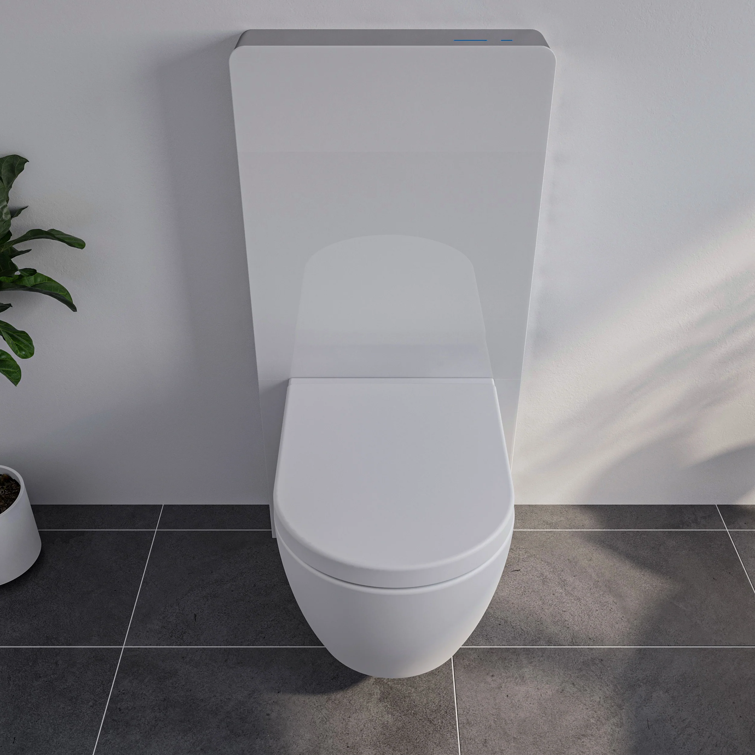 Komplet WC-pakke 41: WC NT2039 Hvid - Image 4