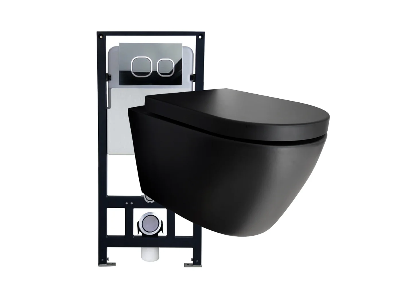 WC komplet pakke 43: WC B-8030R Sort