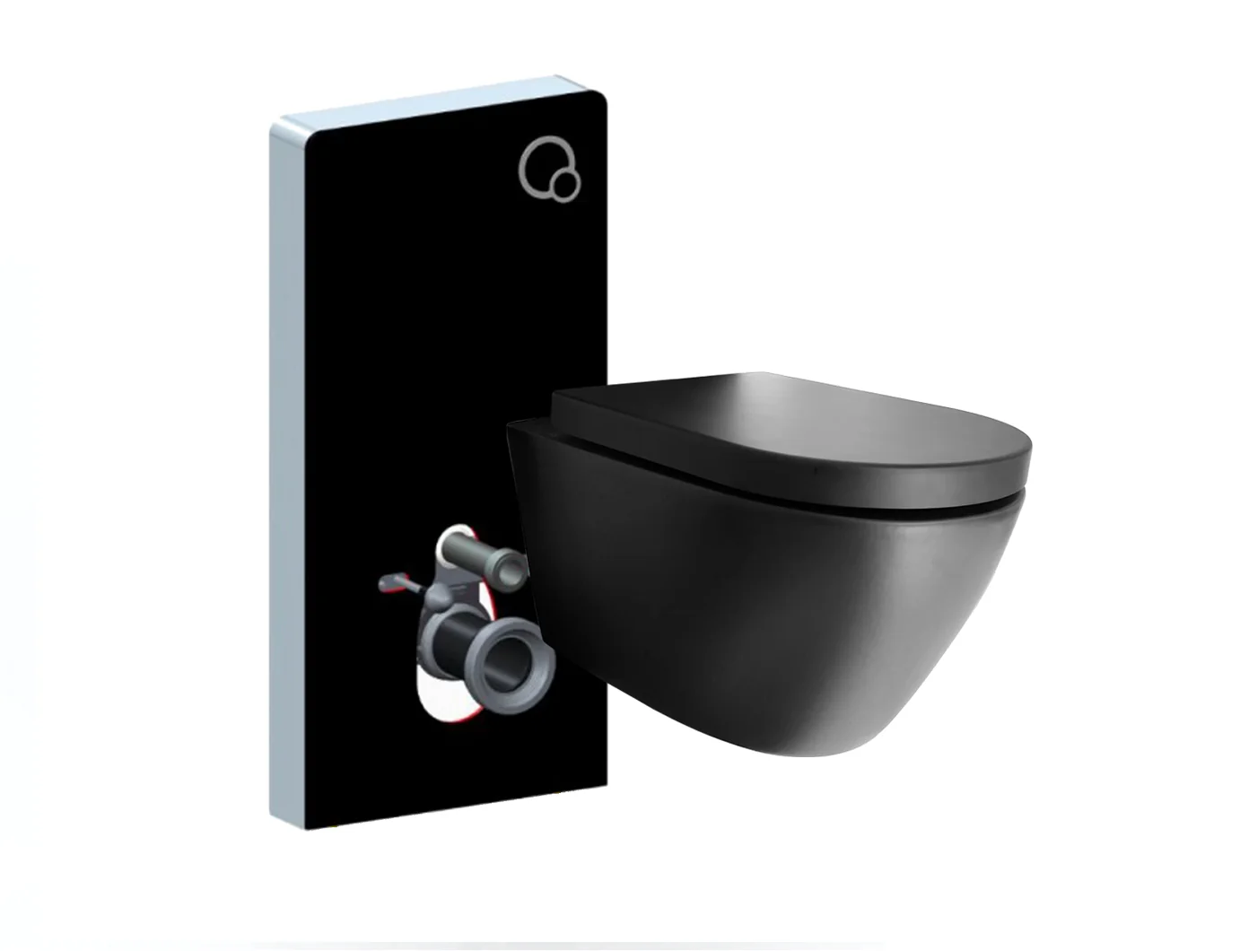 WC komplet pakke 45: WC B-8030R Sort