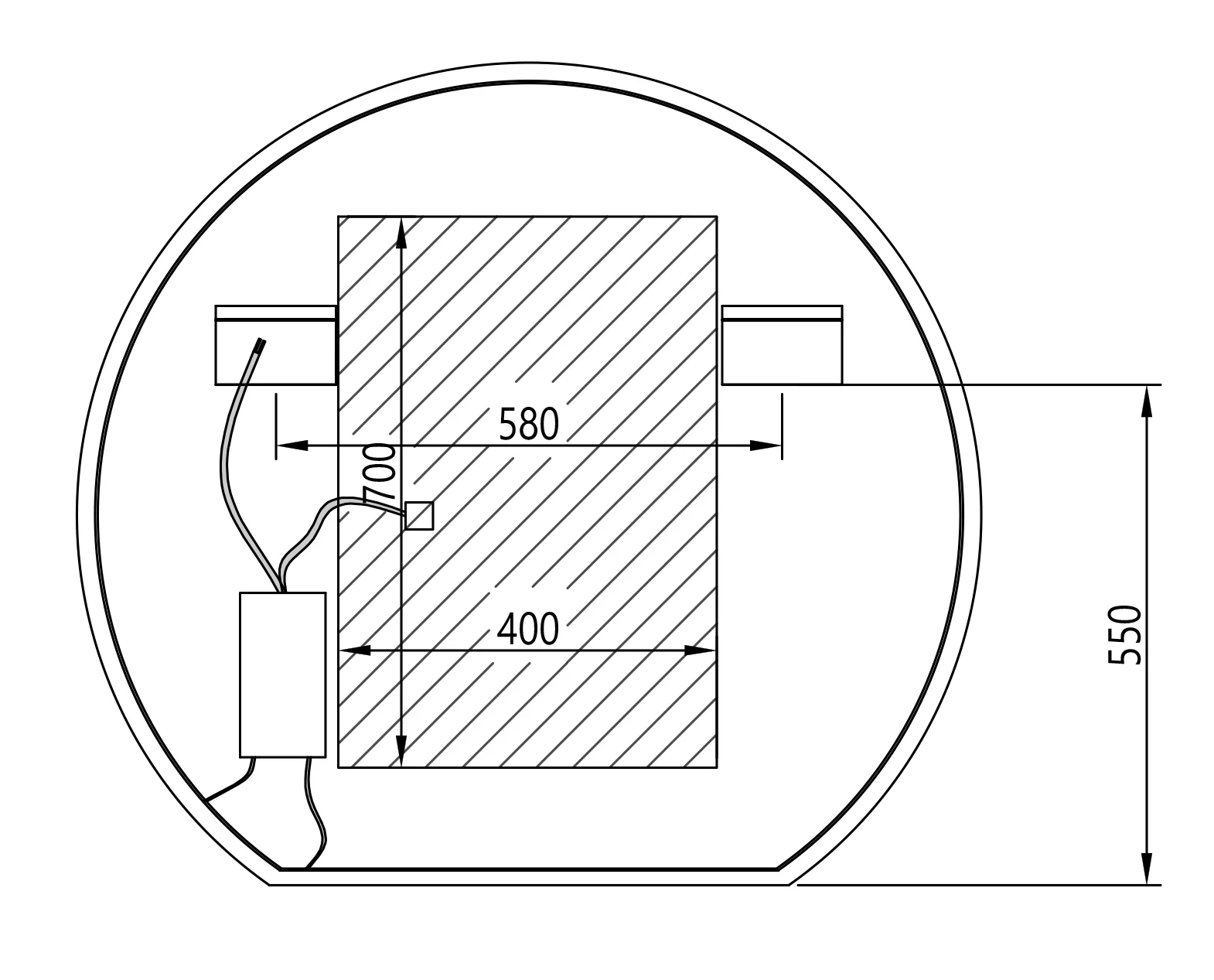 LED-lysspejl BOVA 2.0 - Image 7