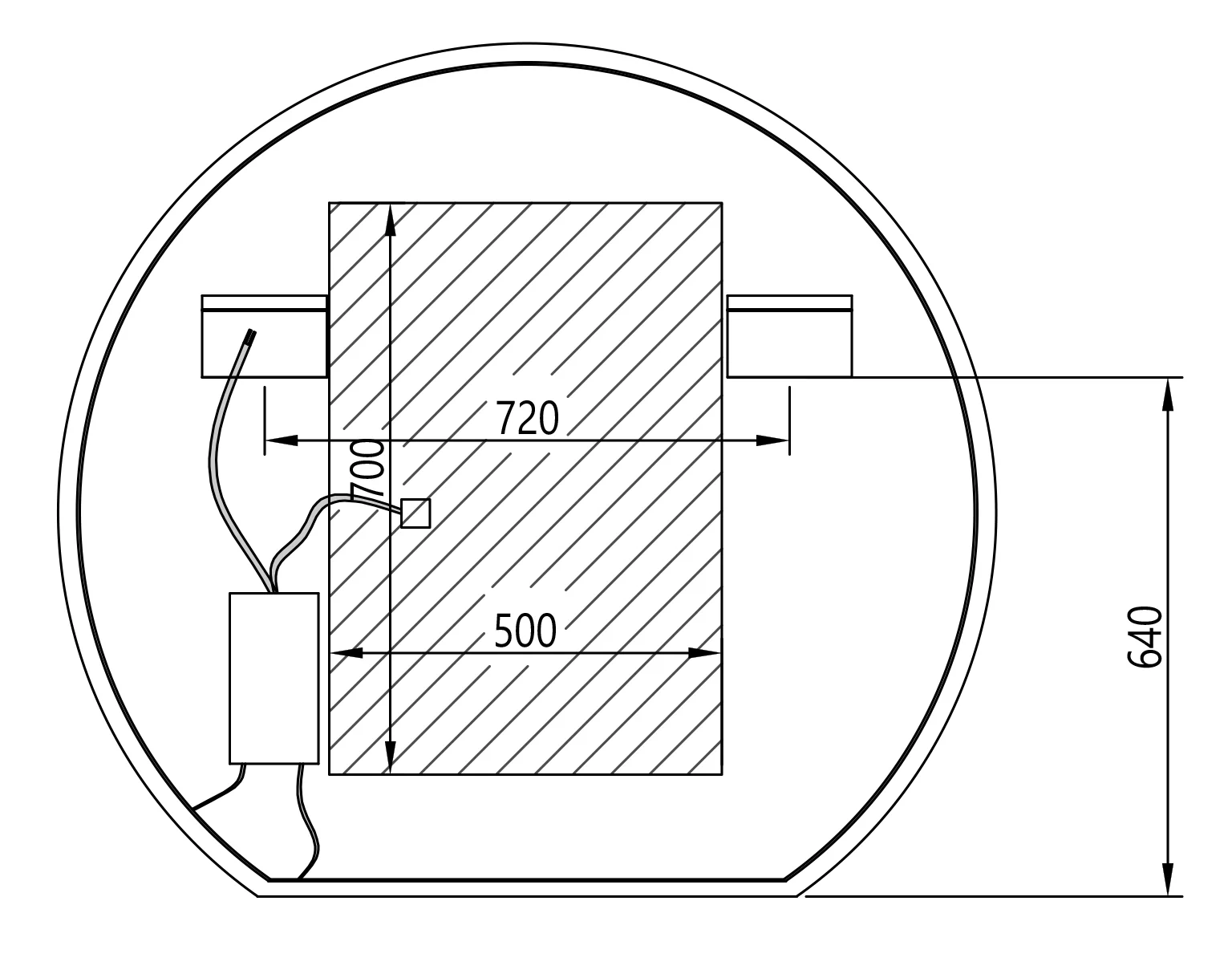 LED-lysspejl BOVA 2.0 - Image 8