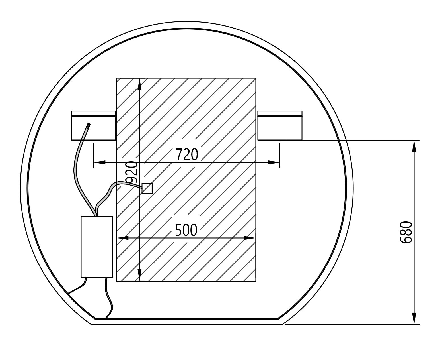 LED-lysspejl BOVA 2.0 - Image 9