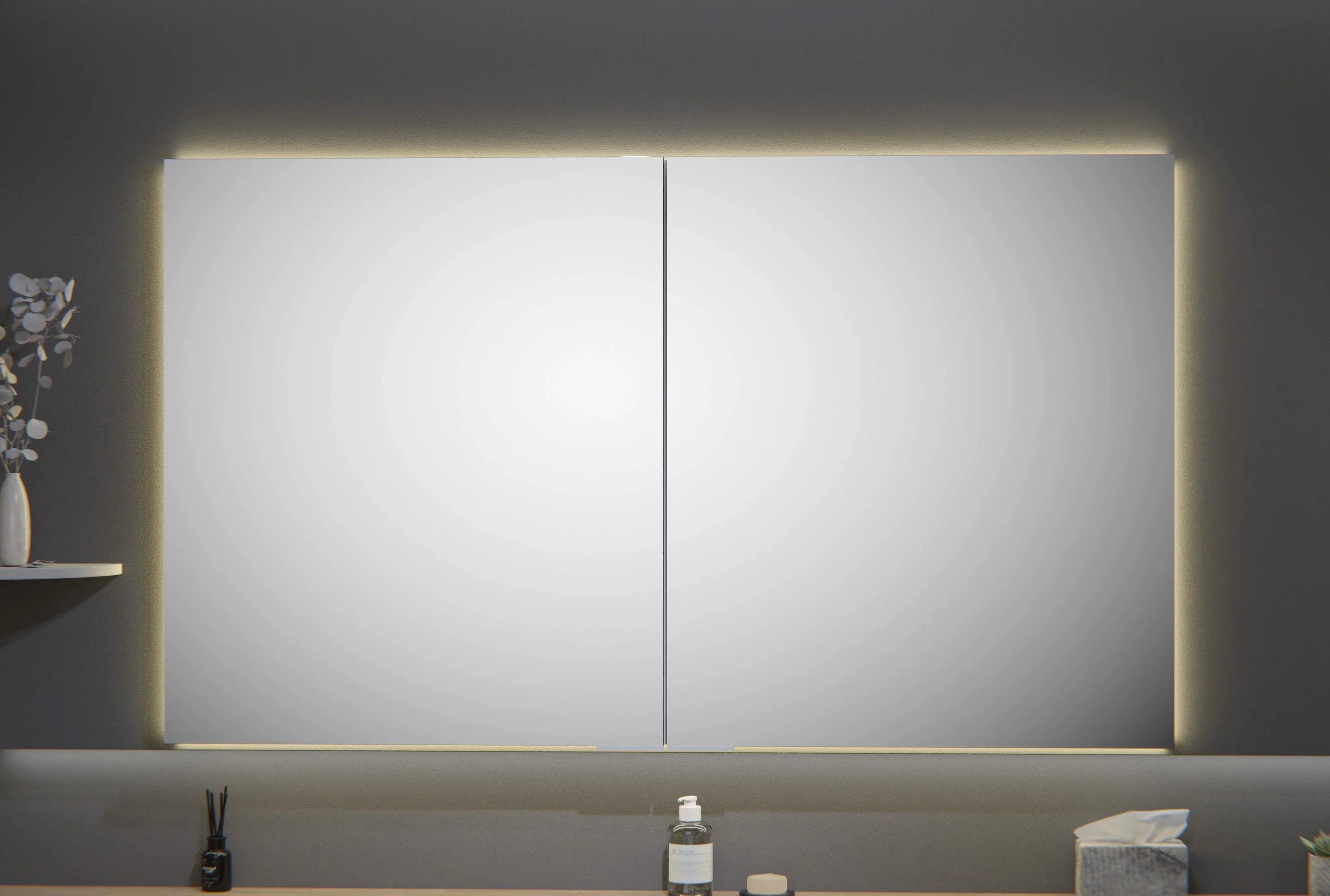 LED-indbygningsspejlskab UP7012 - Image 20