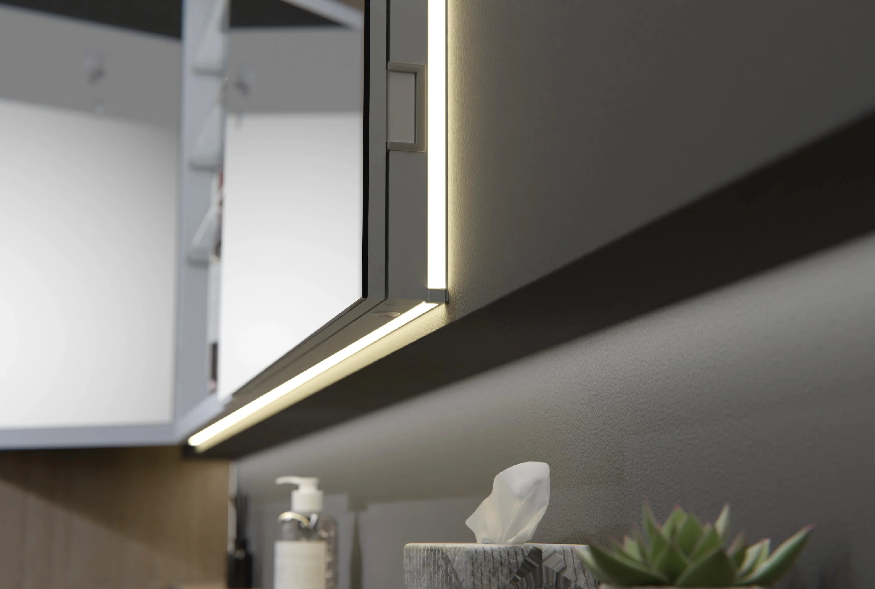 LED-indbygningsspejlskab UP7012 - Image 22