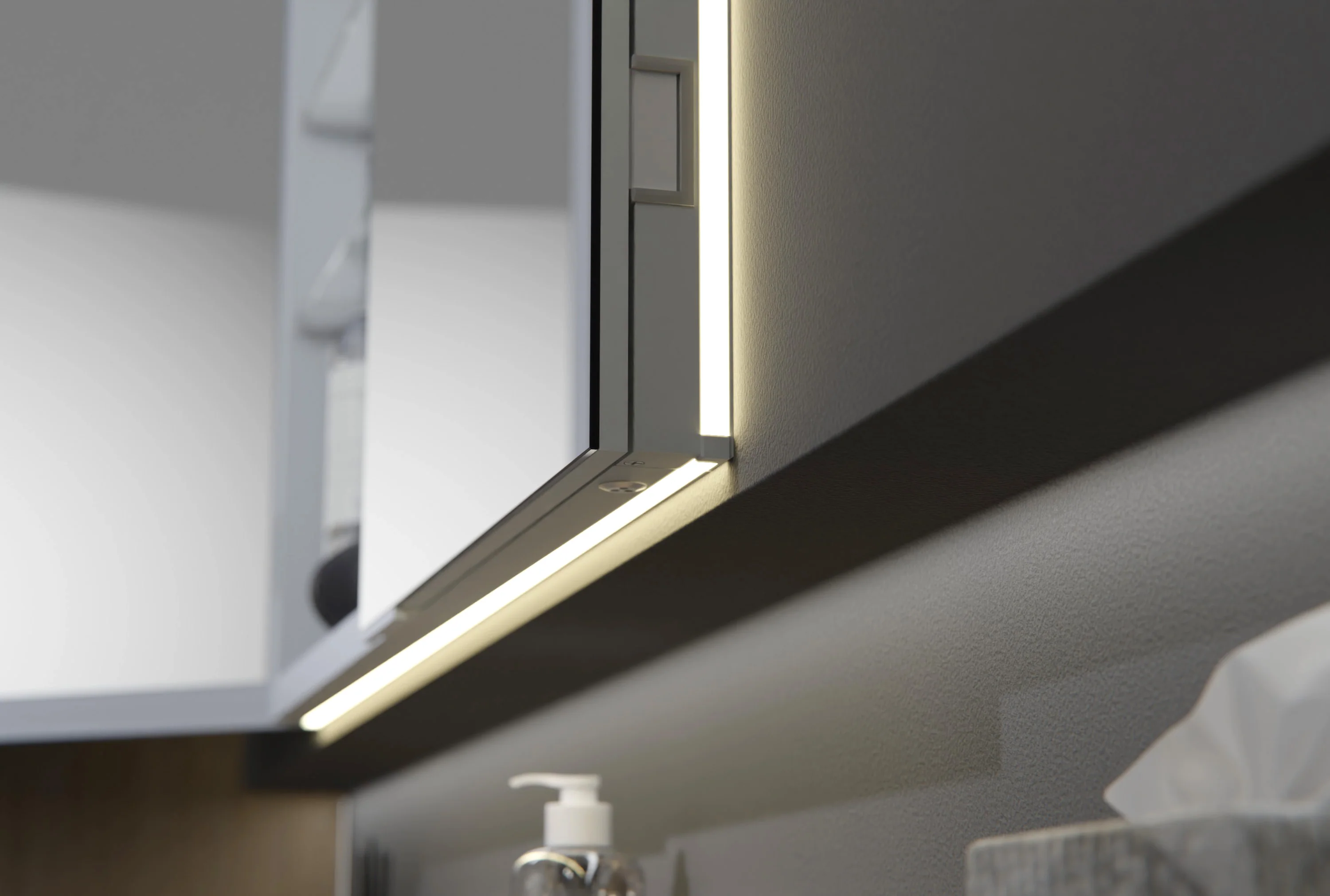 LED-indbygningsspejlskab UP7012 - Image 31