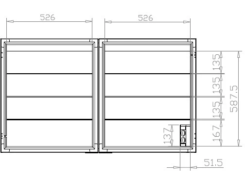 LED-indbygningsspejlskab UP7012 - Image 52