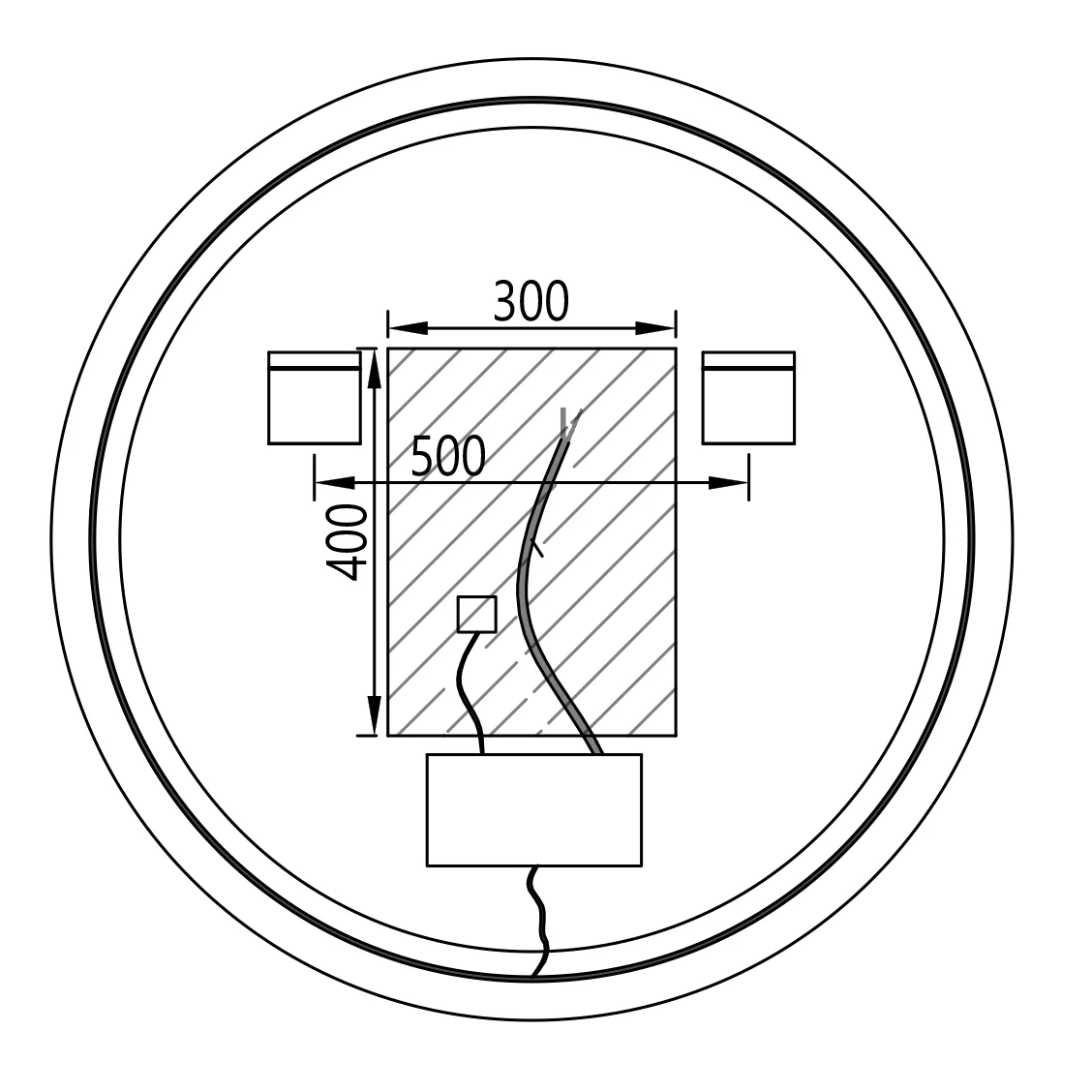 LED lysspejl 8232-2.0 Rund - Image 18