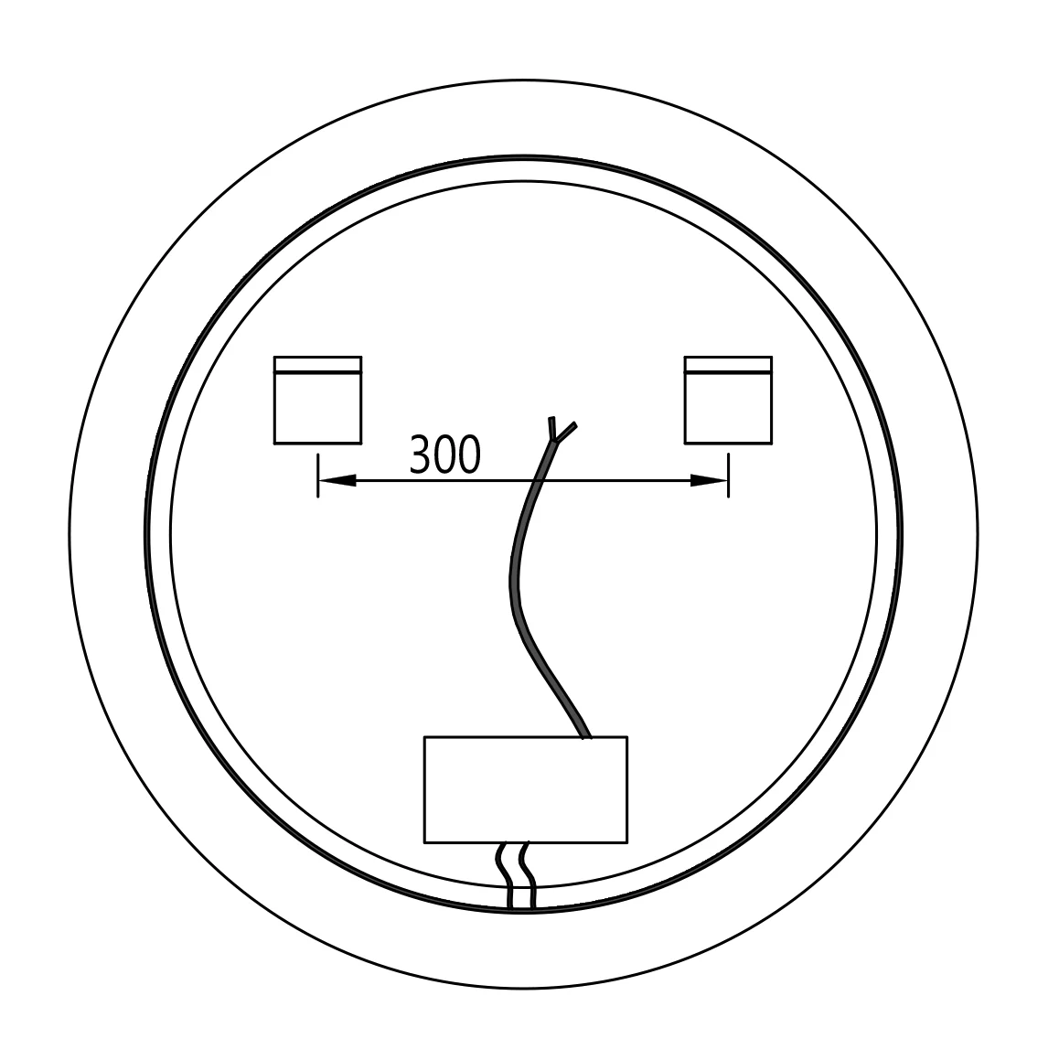 LED-lysspejl 8232-2.0 Rund - Image 17