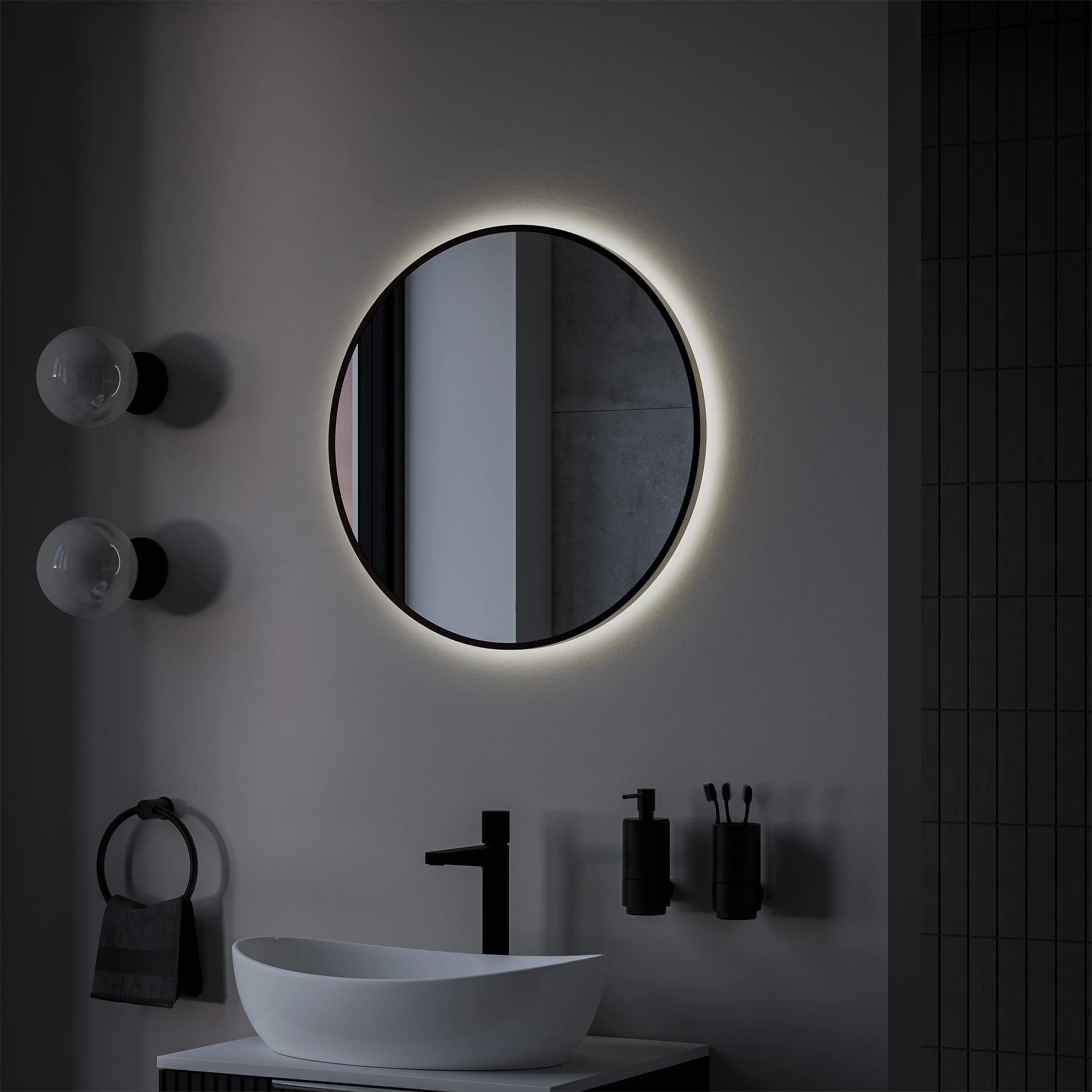 LED-lysspejl 8232-2.0 Rund - Image 3