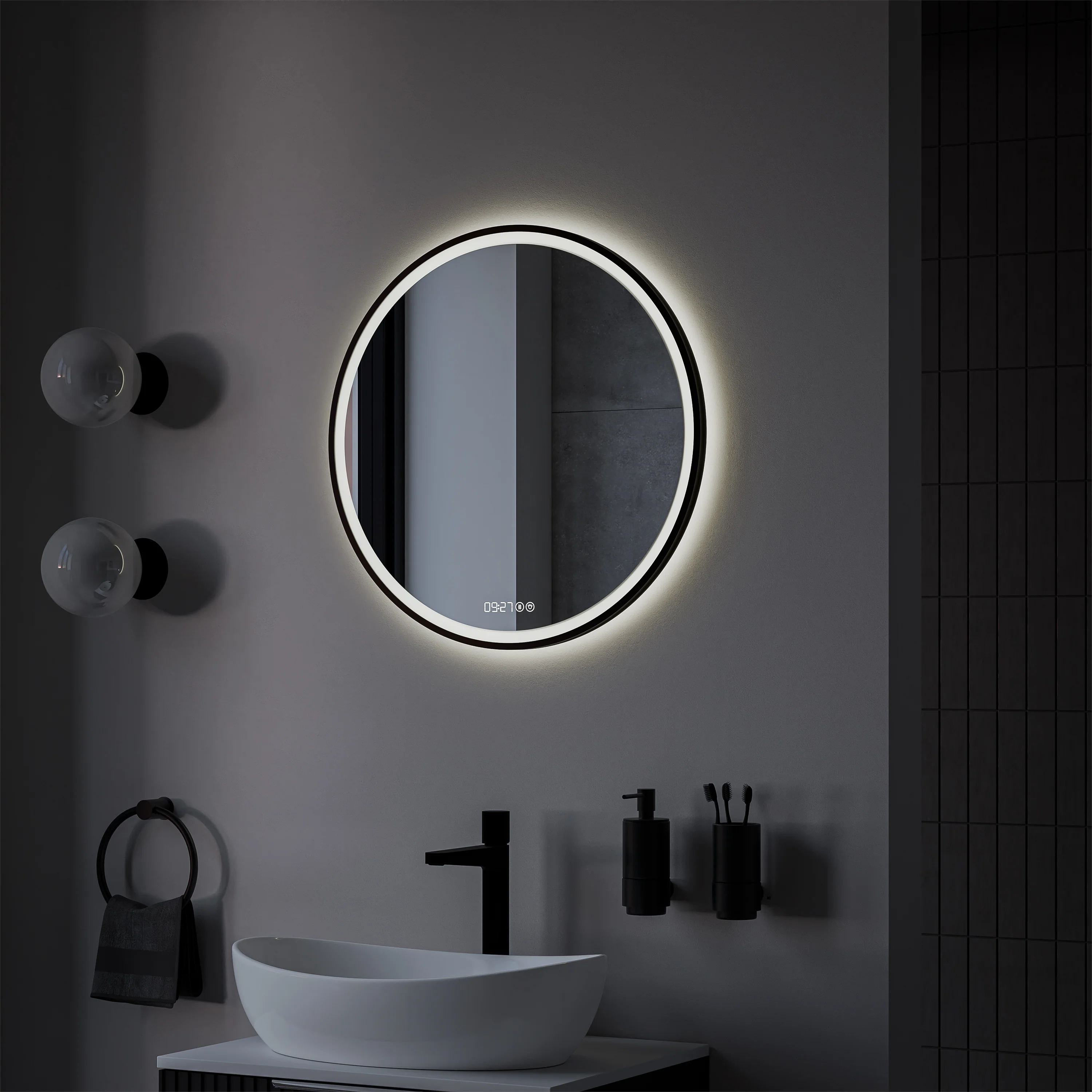 LED-lysspejl 8232-2.0 Rund - Image 3