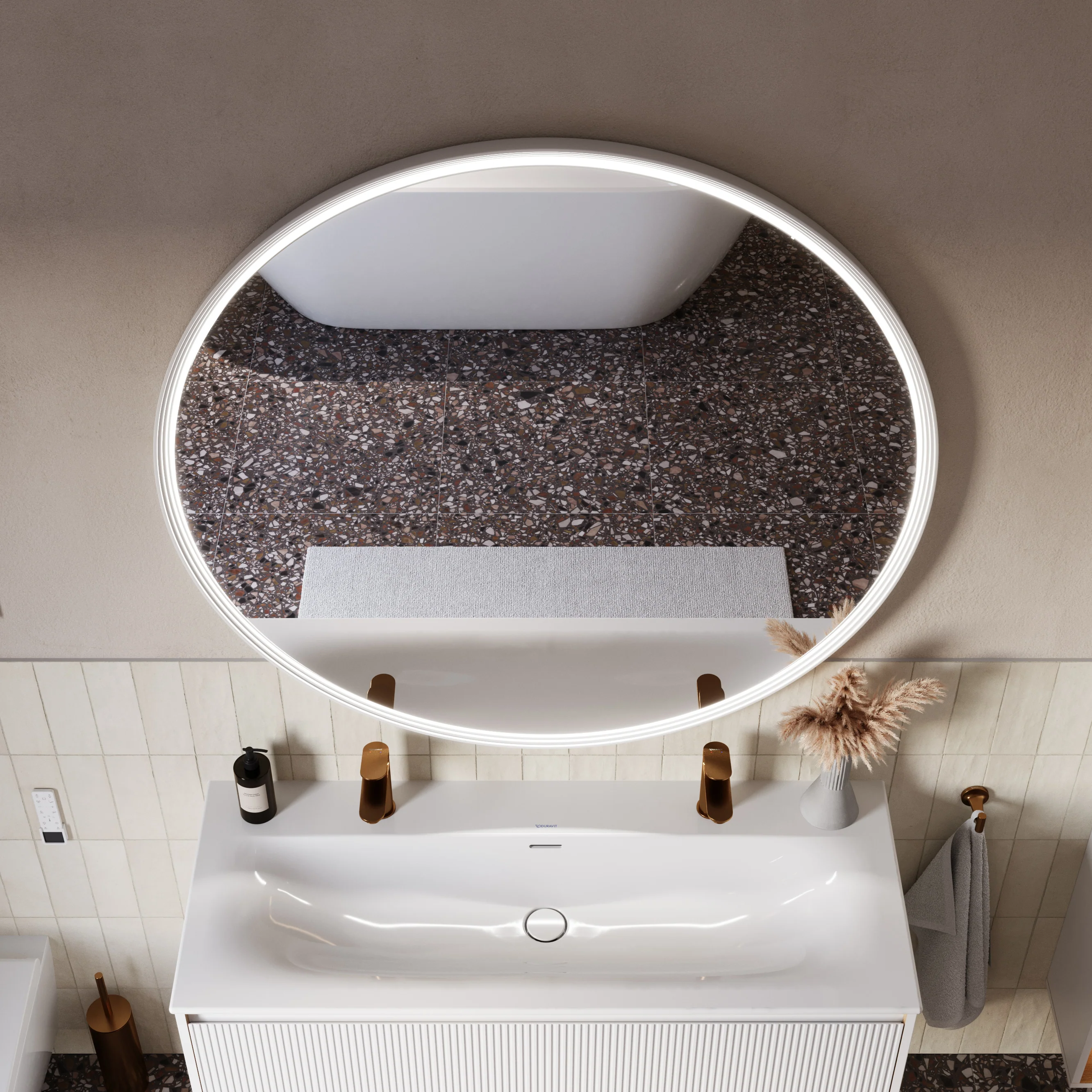 LED spejl BELDIVO rund  - 120 cm - Image 38