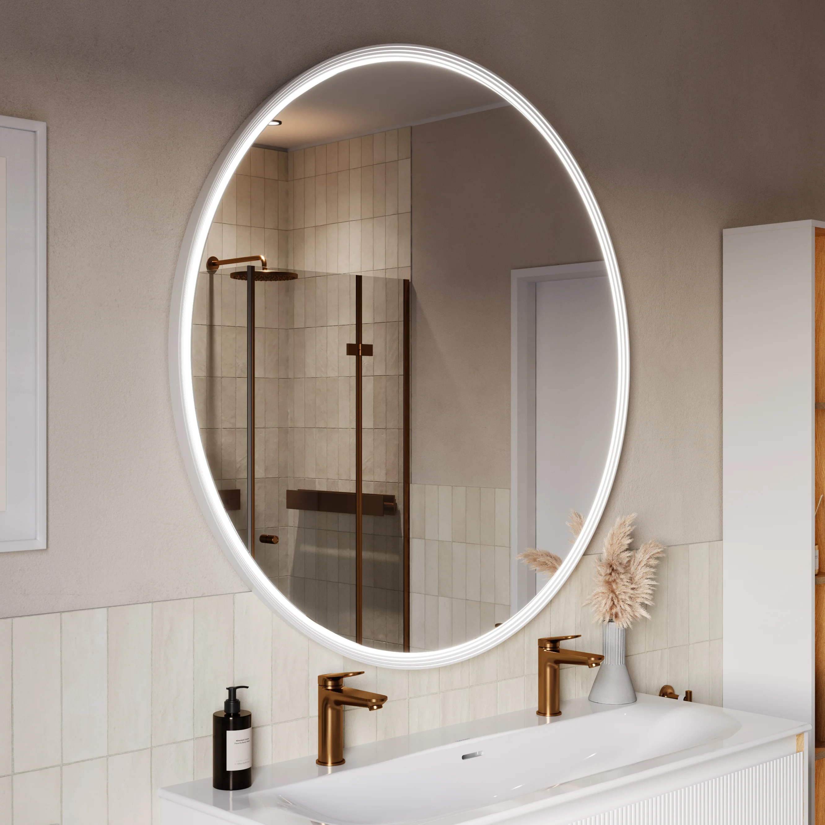 LED spejl BELDIVO rund  - 120 cm - Image 42