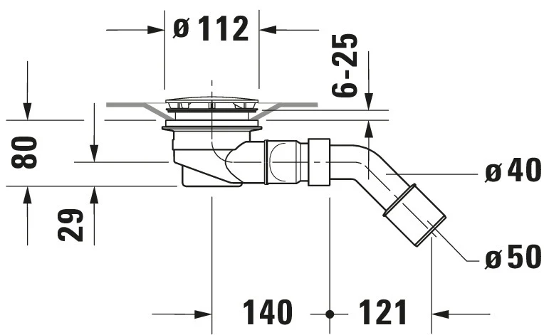 Duravit brusekarafløb - Image 3