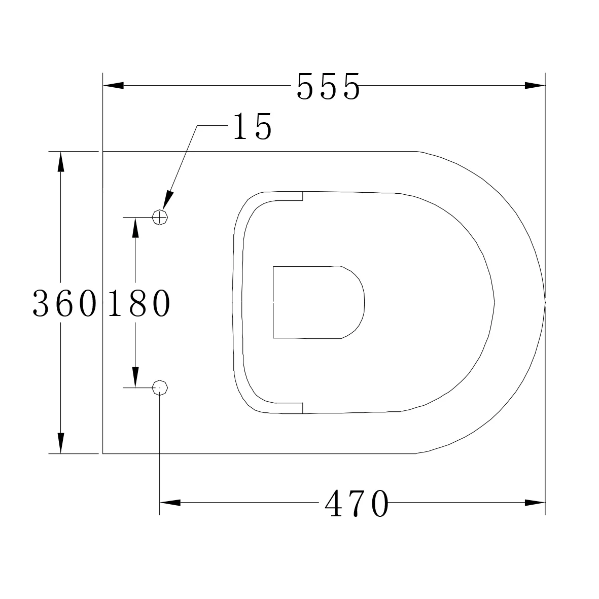 Væghængt toilet B-8030R - Image 12
