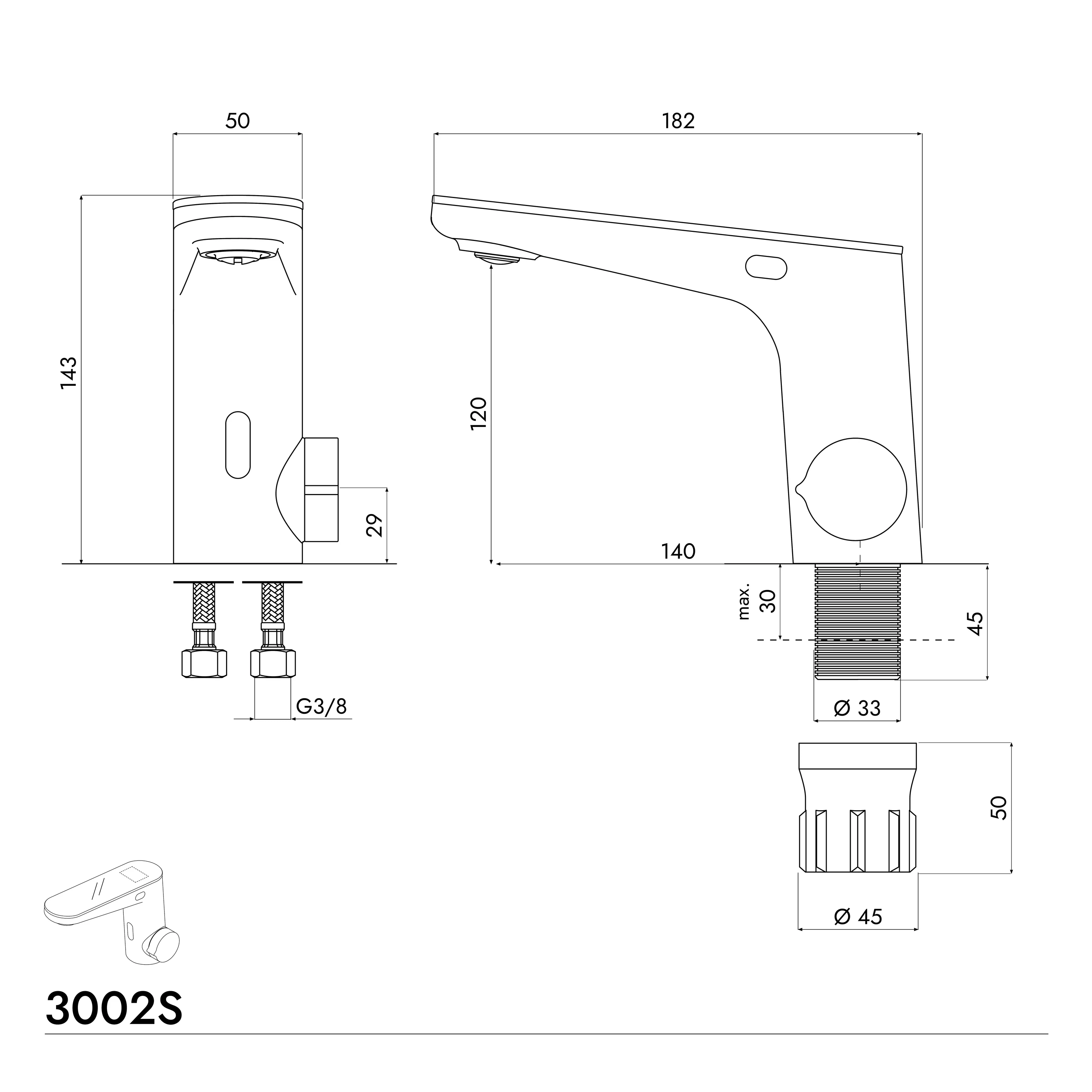 Sensor håndvaskarmatur 3002S - Image 5