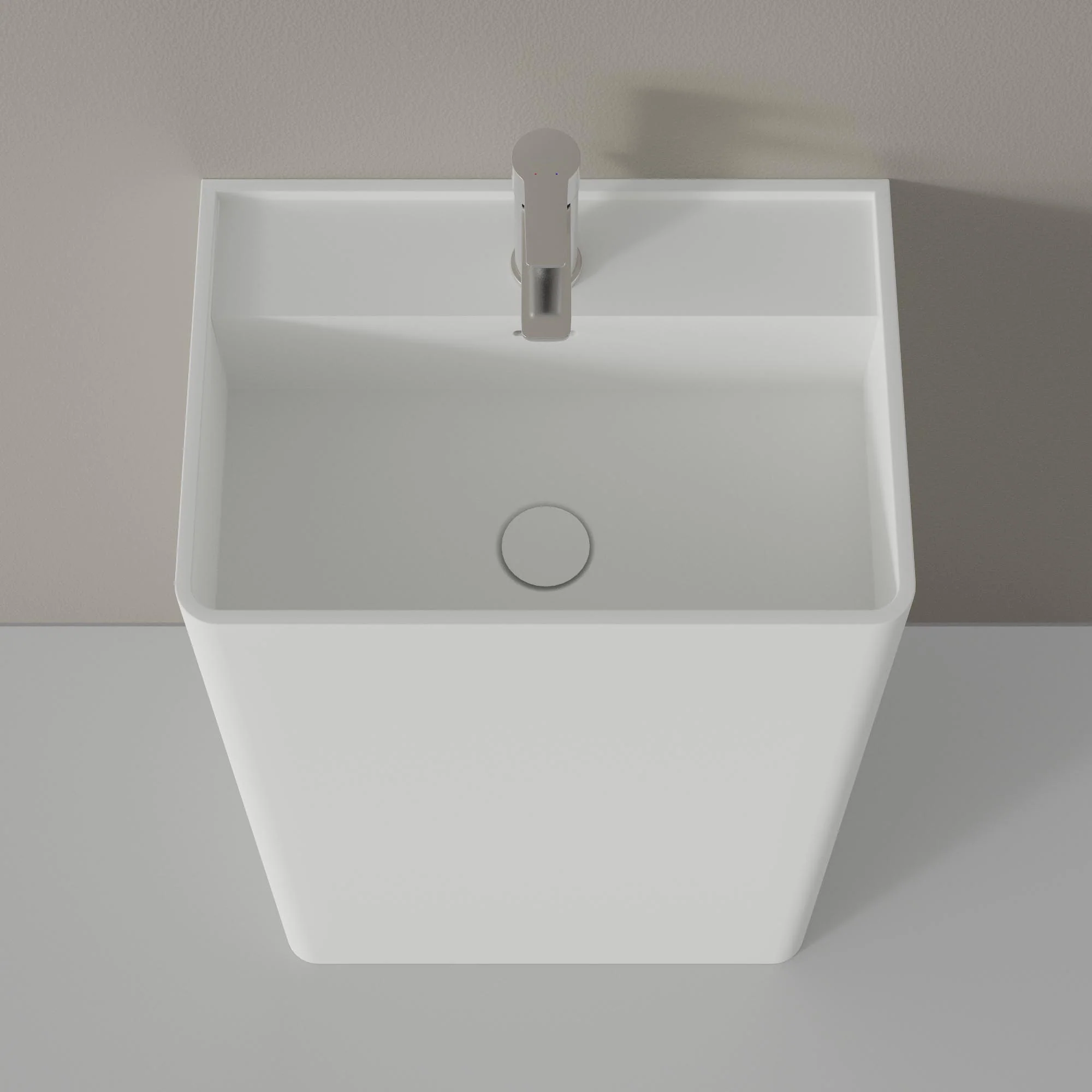 Håndvask på piedestal TWZ26 - Image 3