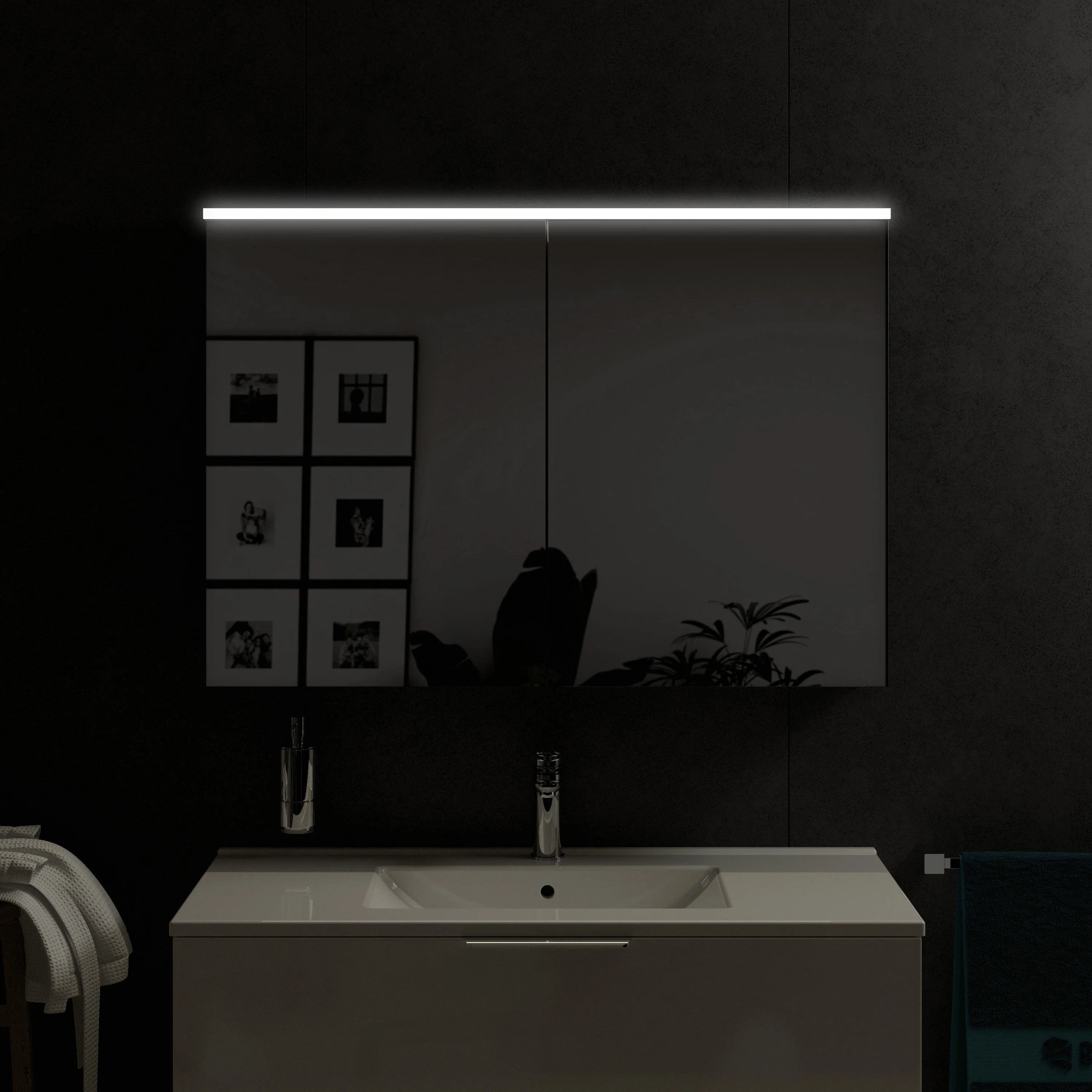 Spejlskab SOLO med LED-belysning - Image 12