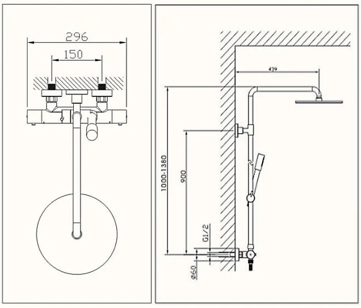 Design brusekolonne termostat 4011 BASIC - Image 5