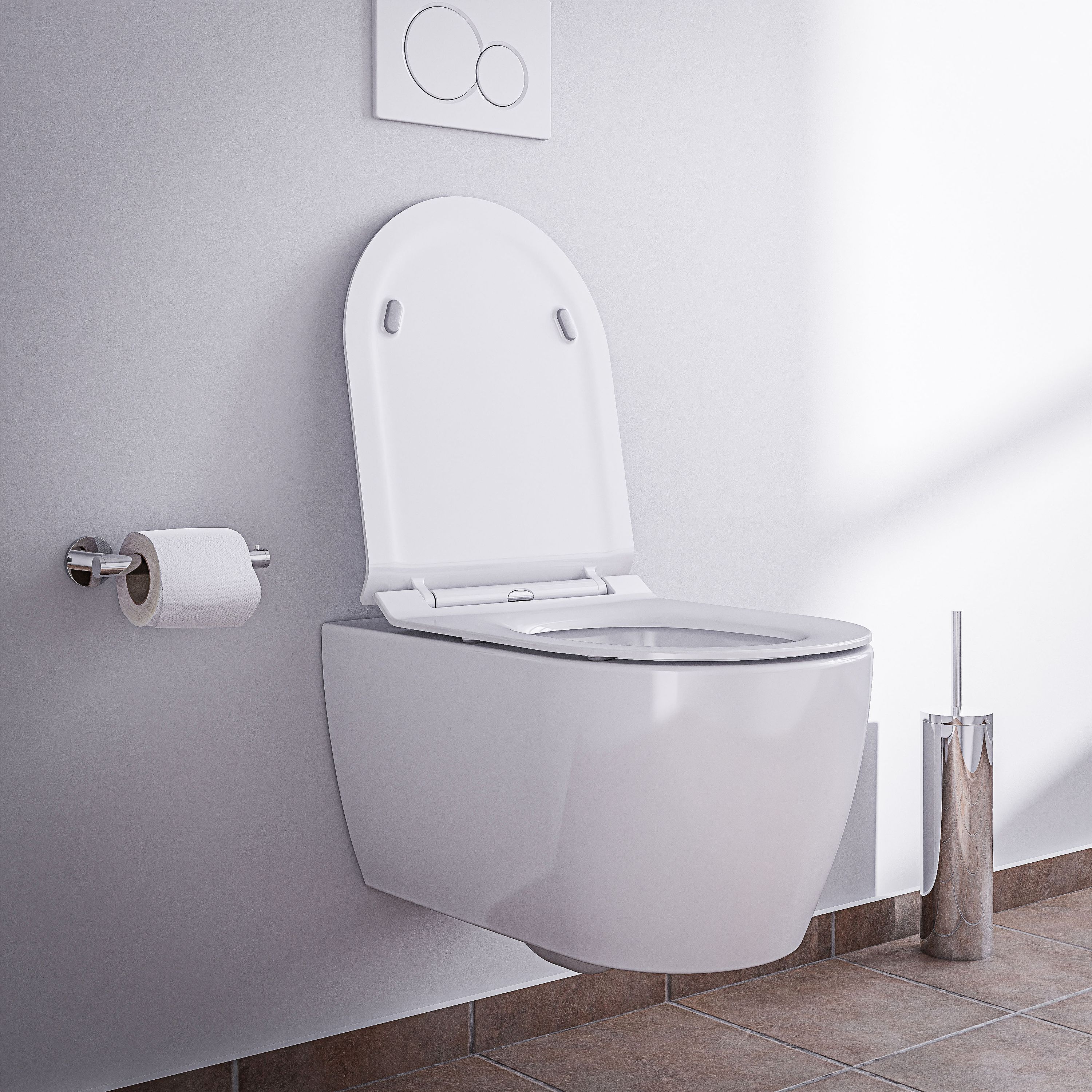 Væghængt toilet uden kant NANO NT2039 - Image 13
