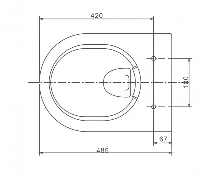 Væghængt toilet Nano NT2038 - Image 10