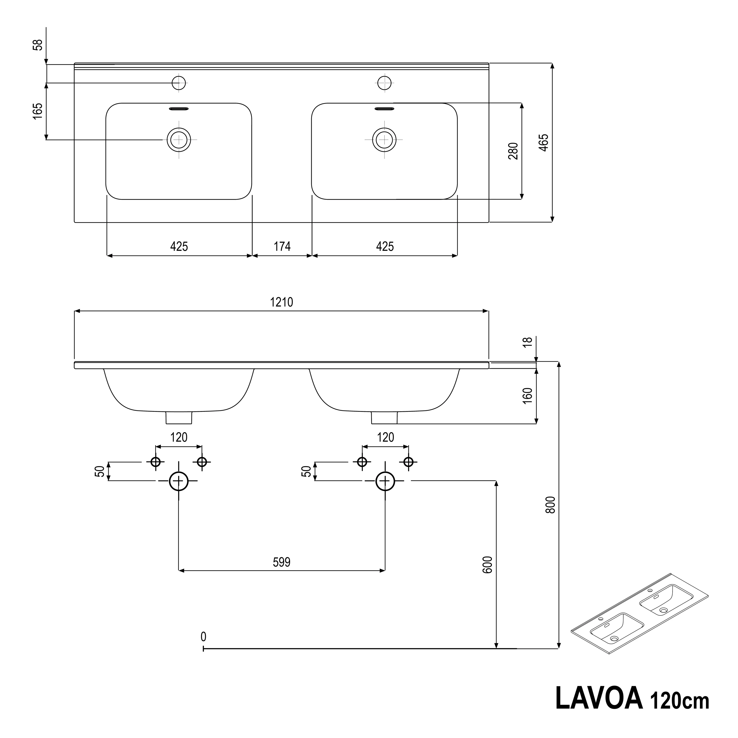 Vaskeskab LAVOA 120 - Image 47