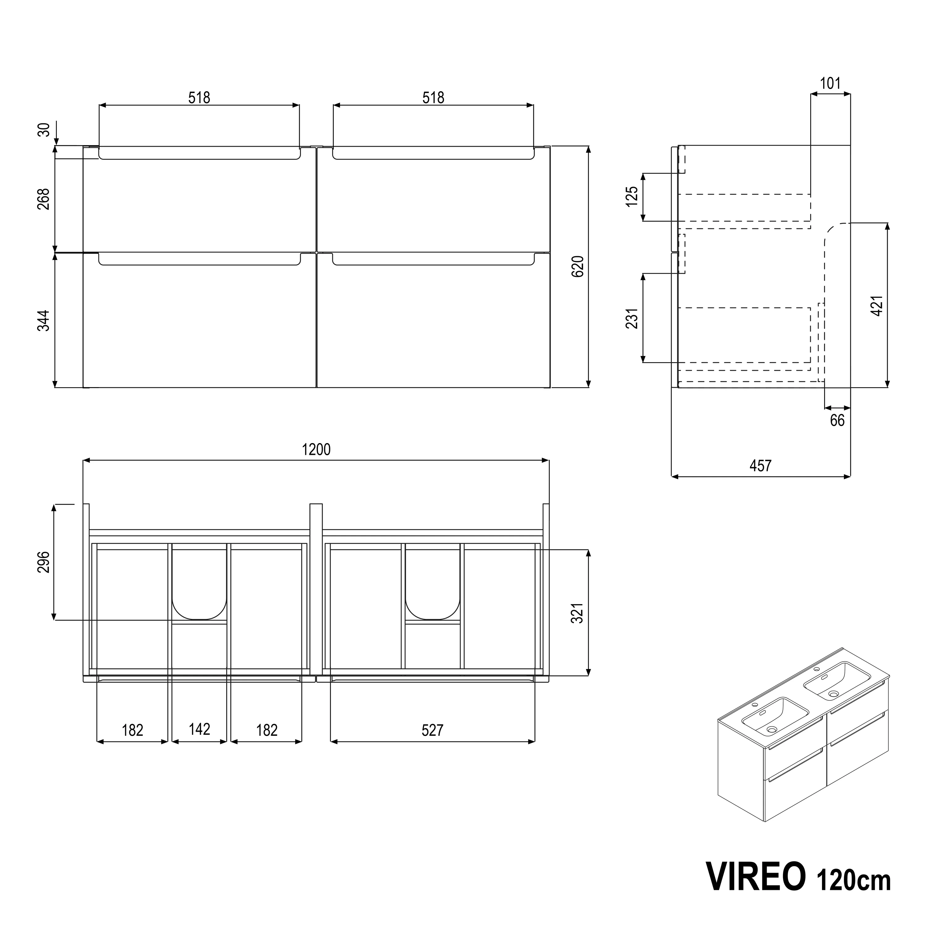 Vaskeskab VIREO 120 - Image 31