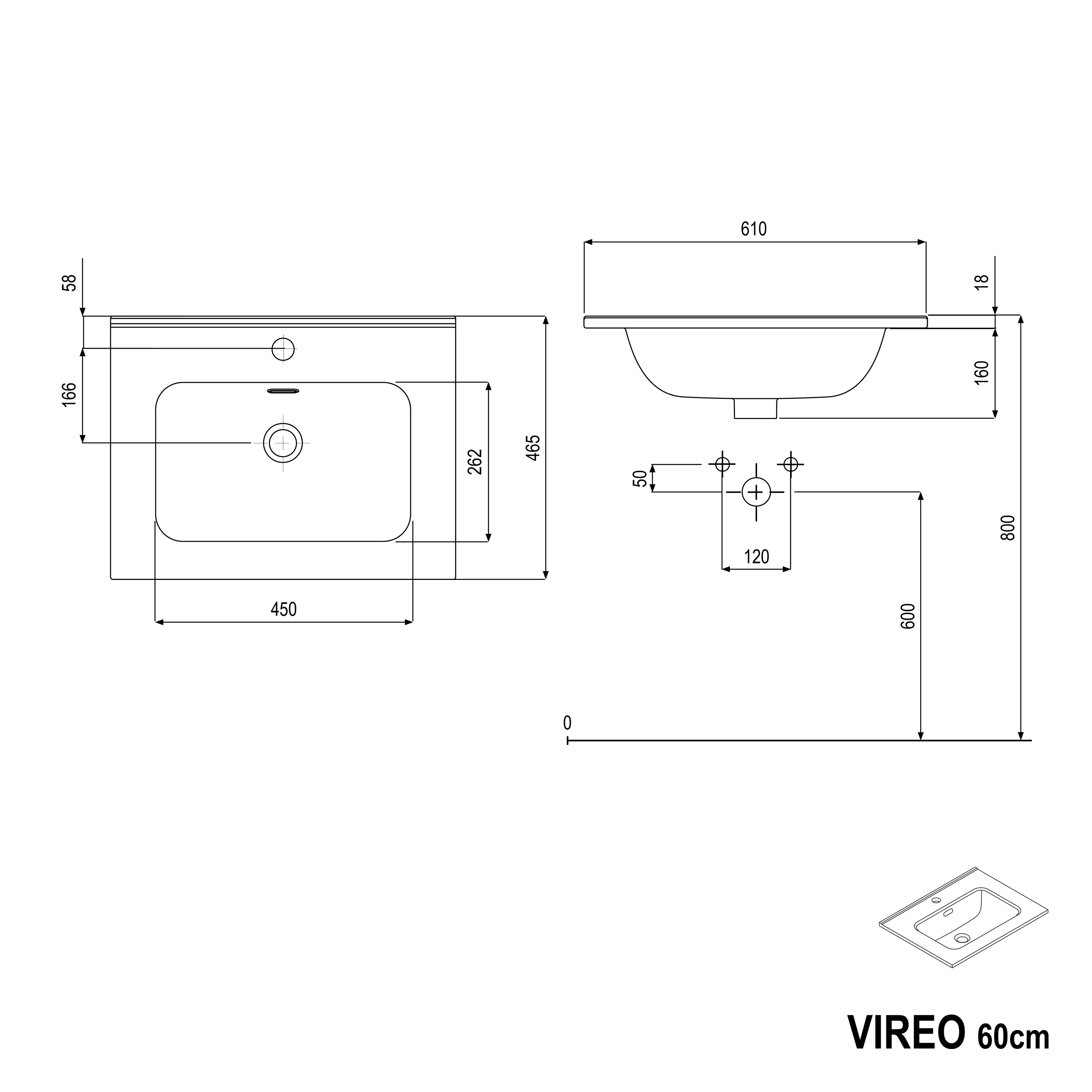 Vaskeskab VIREO 60 - Image 27