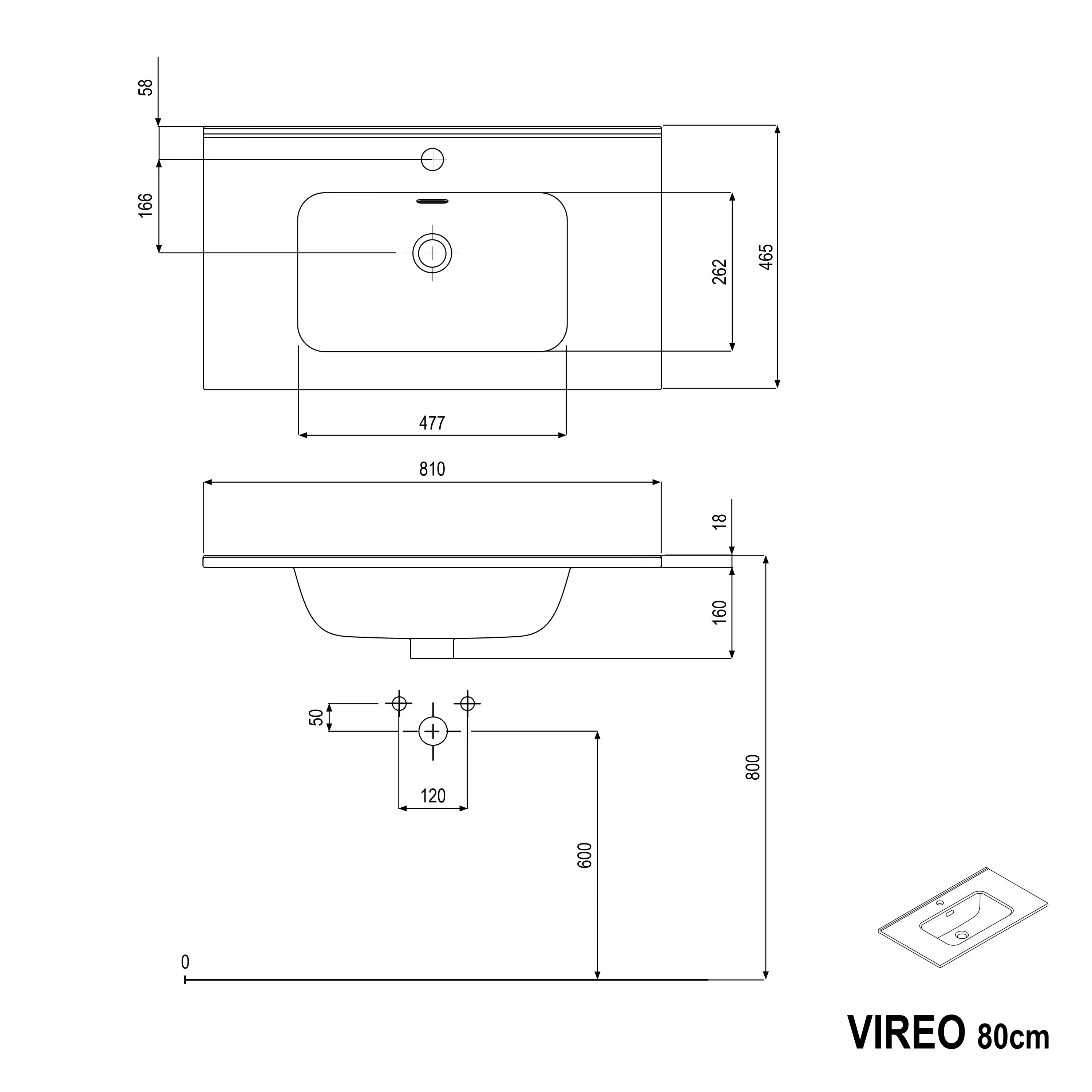 Vaskeskab VIREO 80 - Image 28