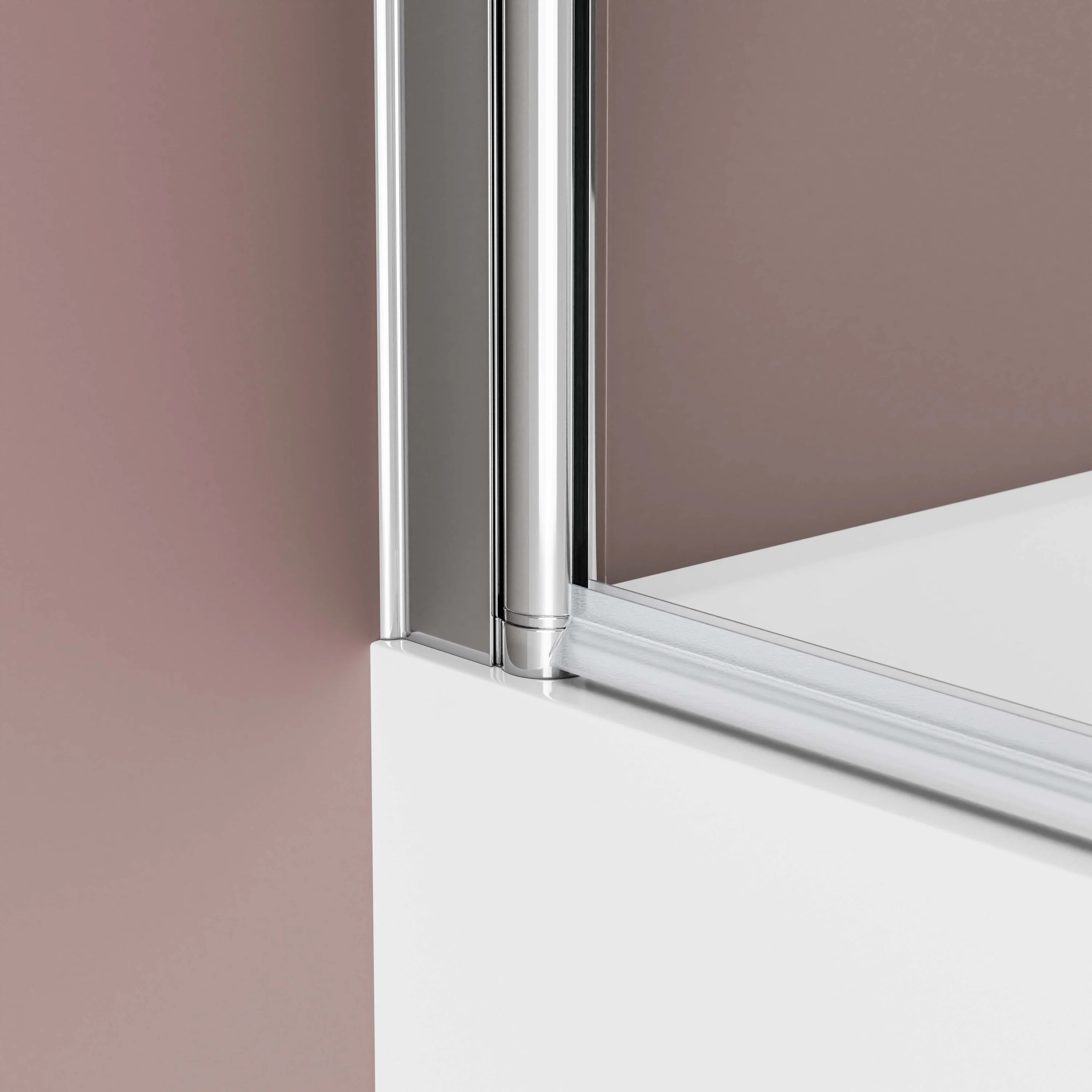 Væg til badekar af rigtigt NANO-glas EX201 - 800 × 1400 × 6 mm - Image 3