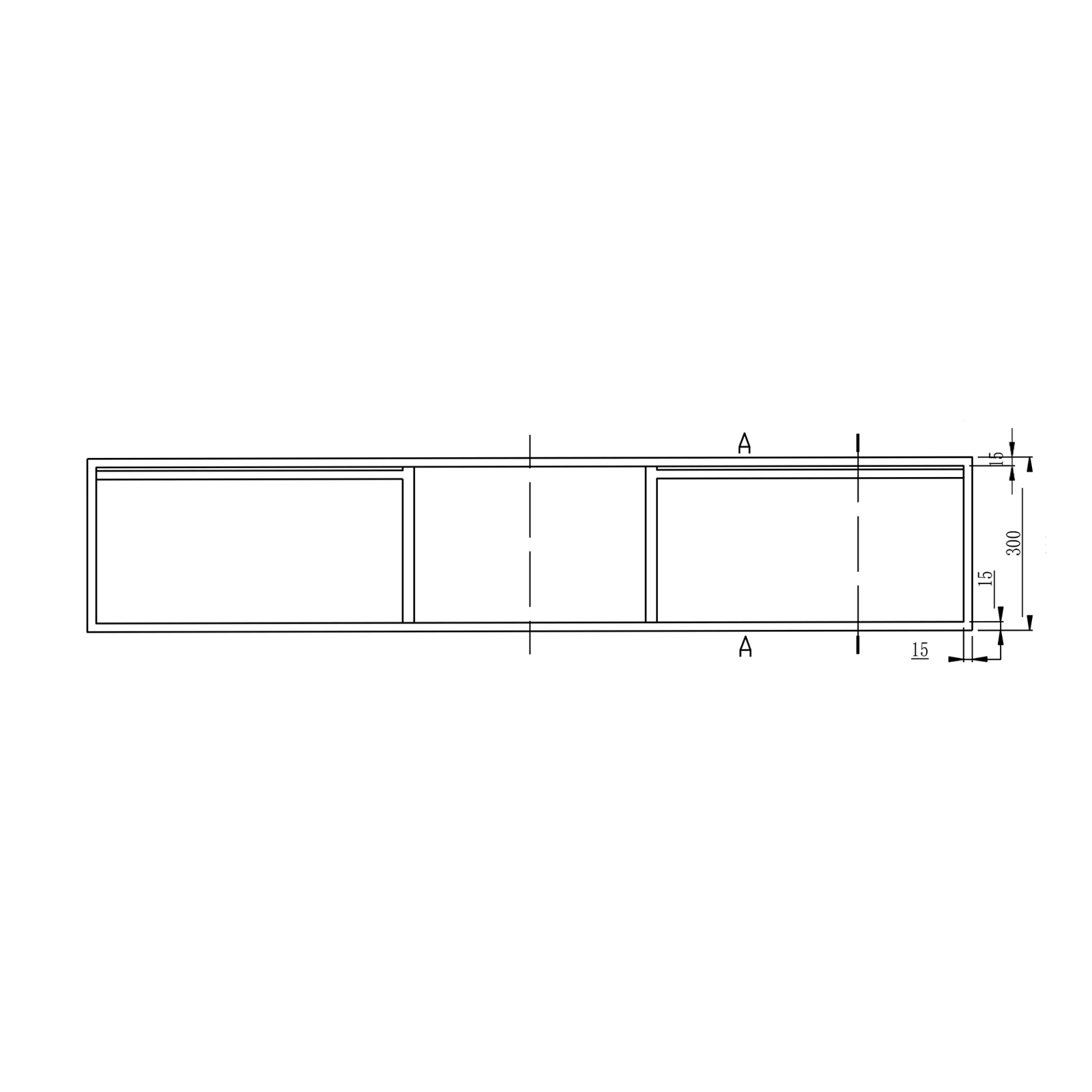 Vaskeskab understel 150S - Image 5