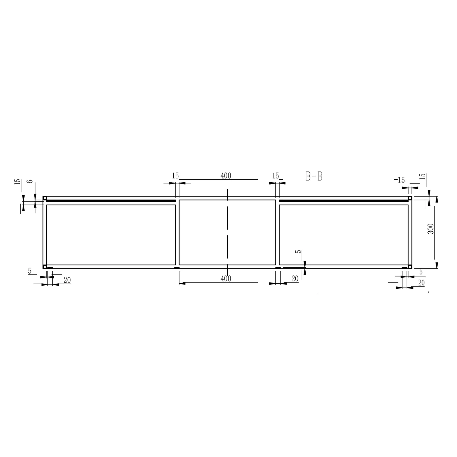 Vaskeskab understel 150S - Image 6