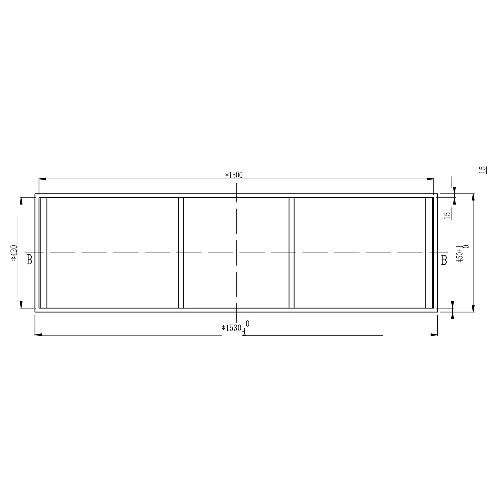 Vaskeskab understel 150S - Image 7
