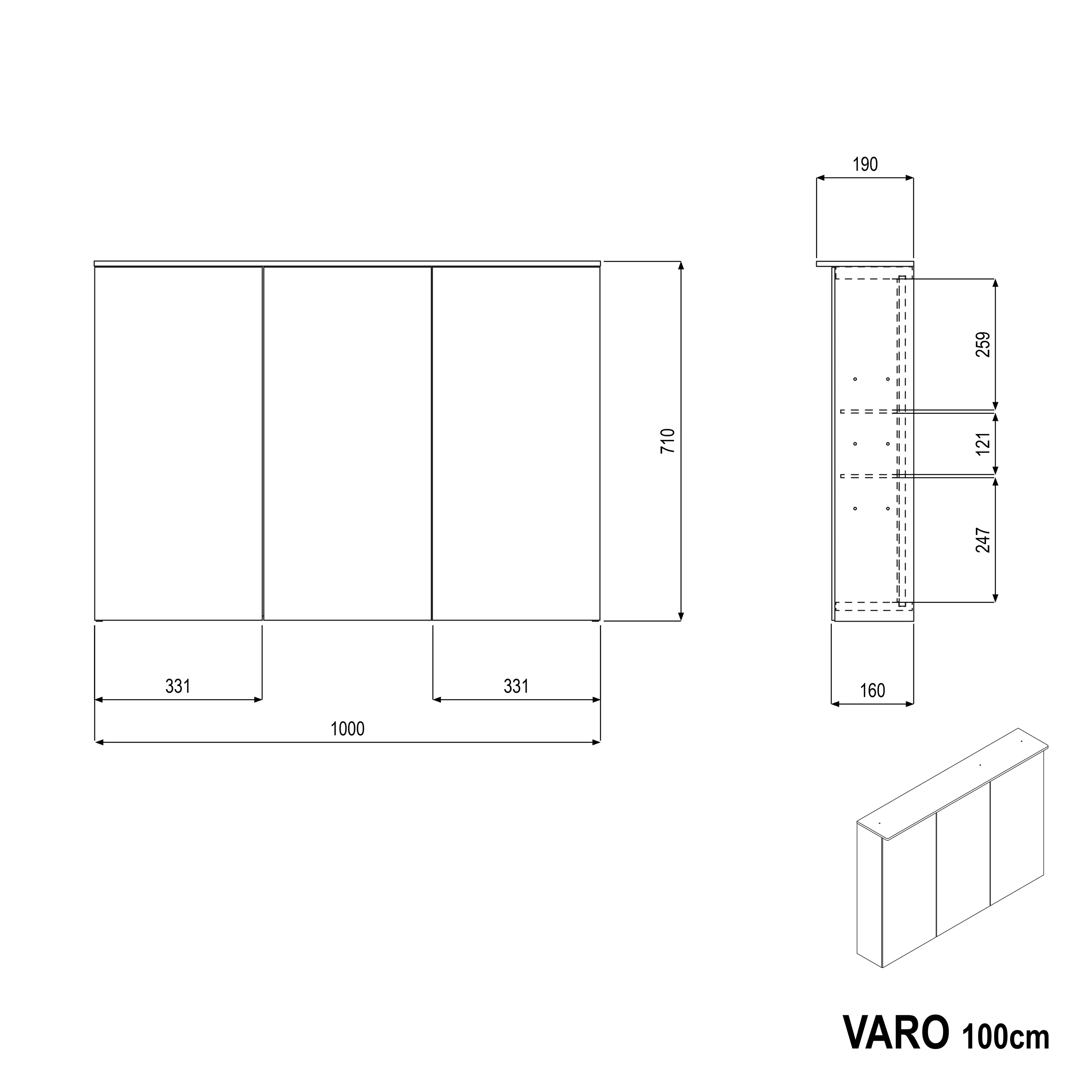 Spejlskab VARO - Image 12