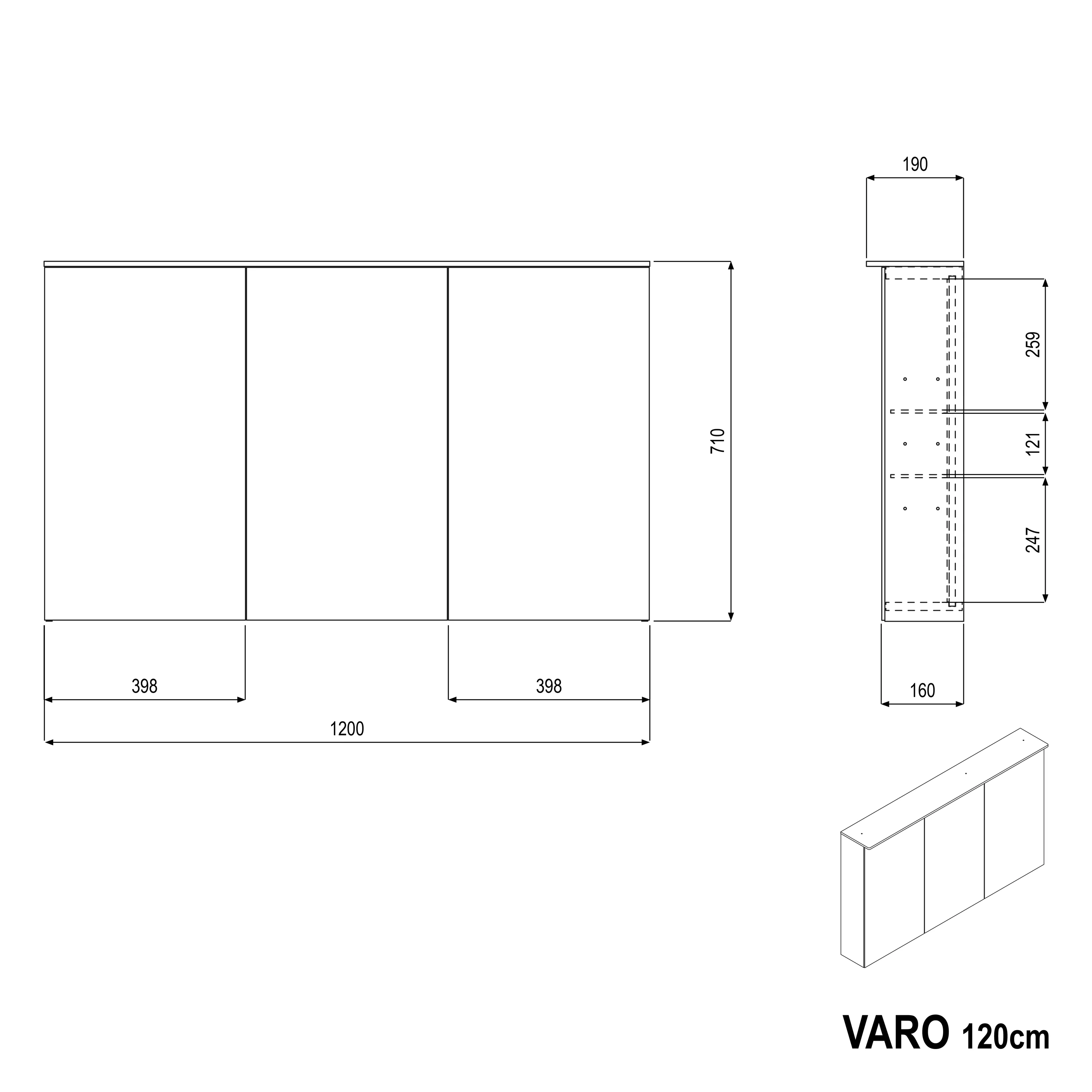 Spejlskab VARO - Image 13