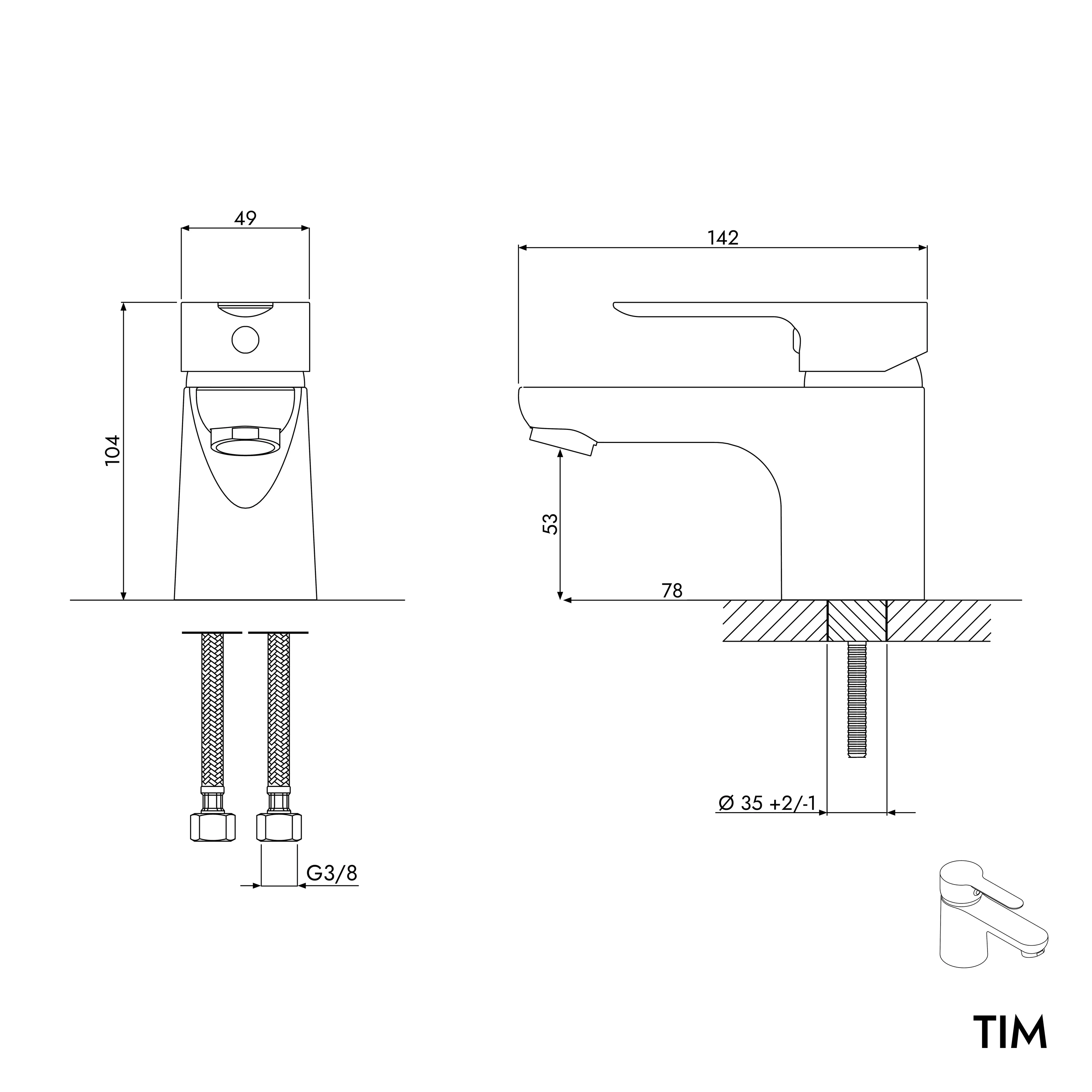 Vaskarmatur TIM - Image 4