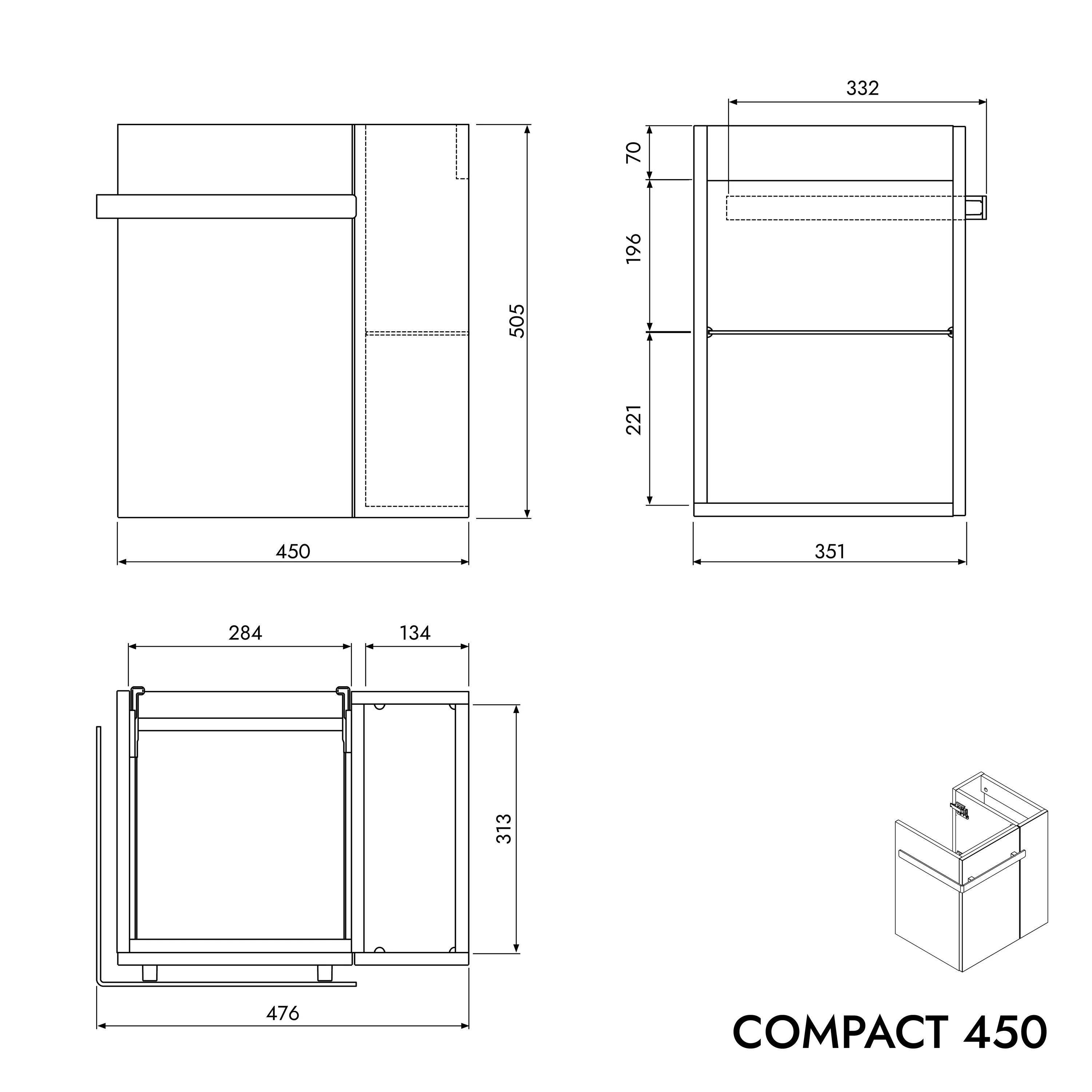 Vaskeskab COMPACT 450 - Image 38