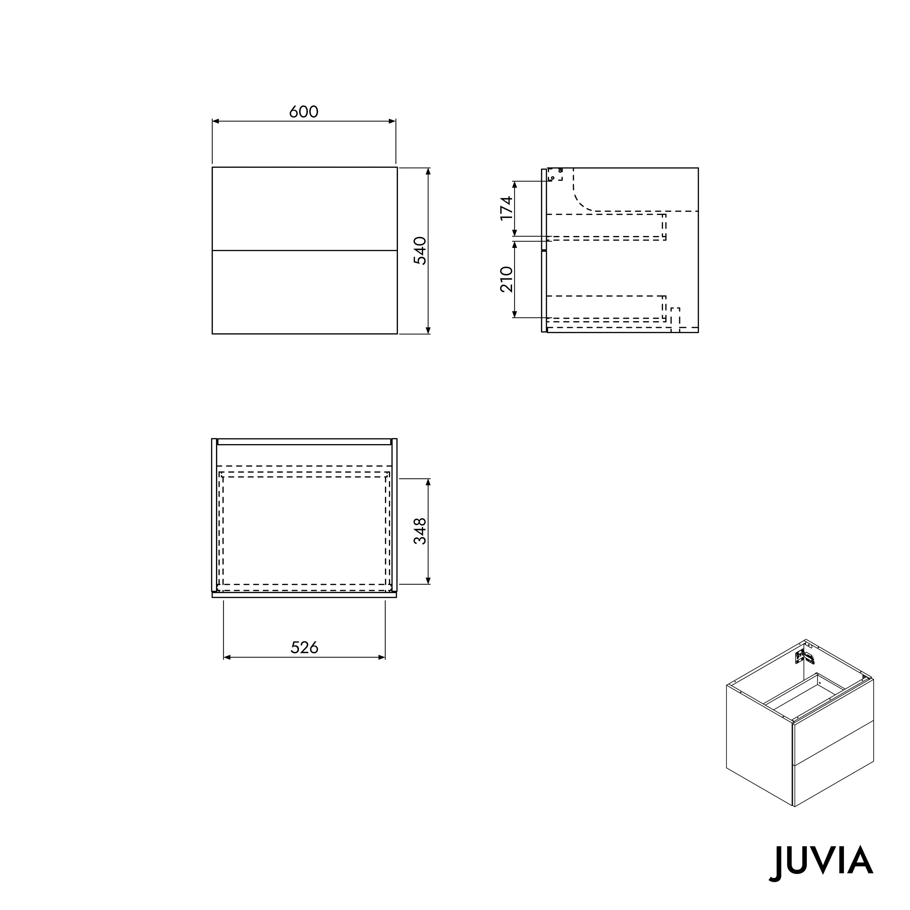 Vaskeskab JUVIA Shift 120 cm til 160 cm - Image 33