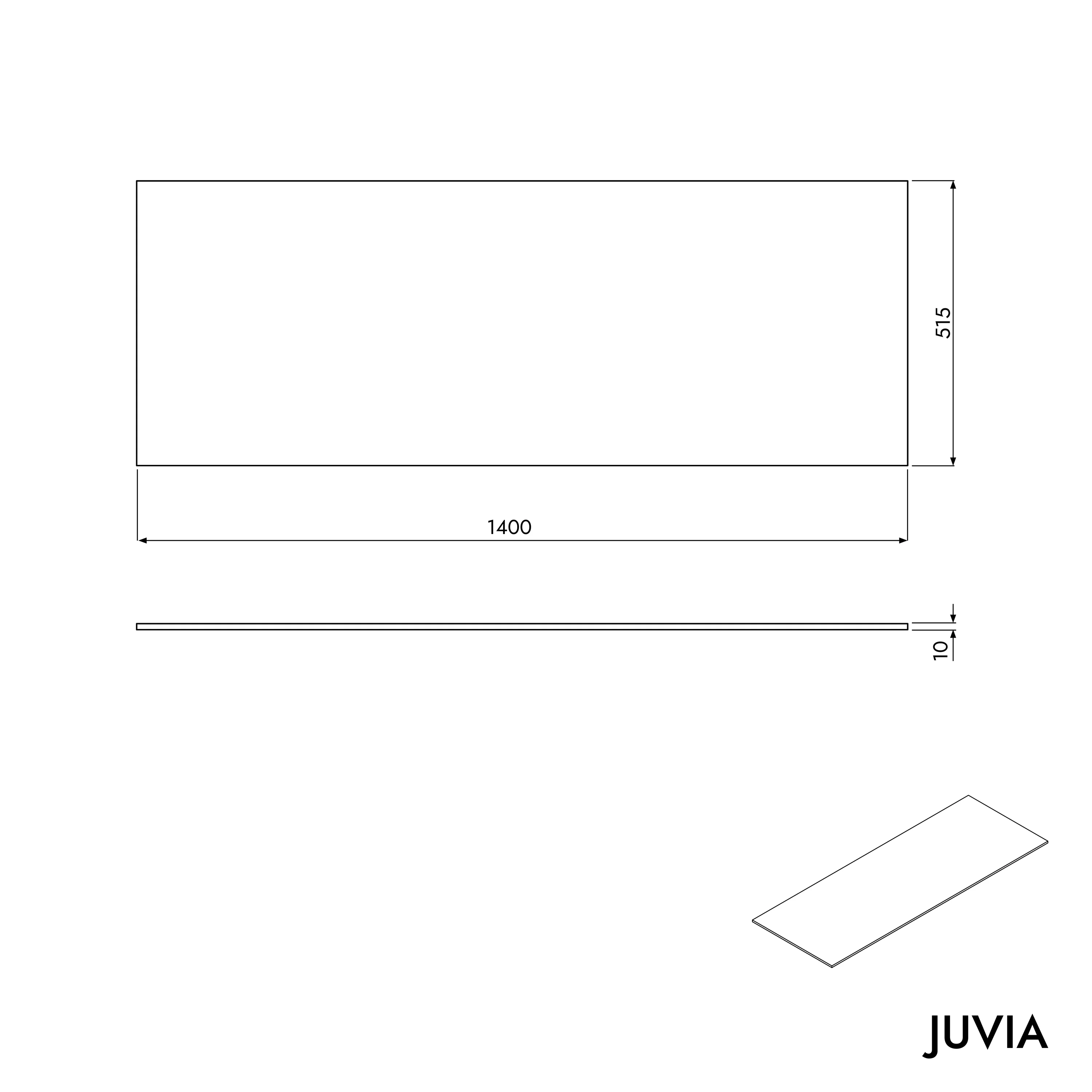 Vaskeskabsunderdel JUVIA Duo 100 cm til 160 cm - Image 78