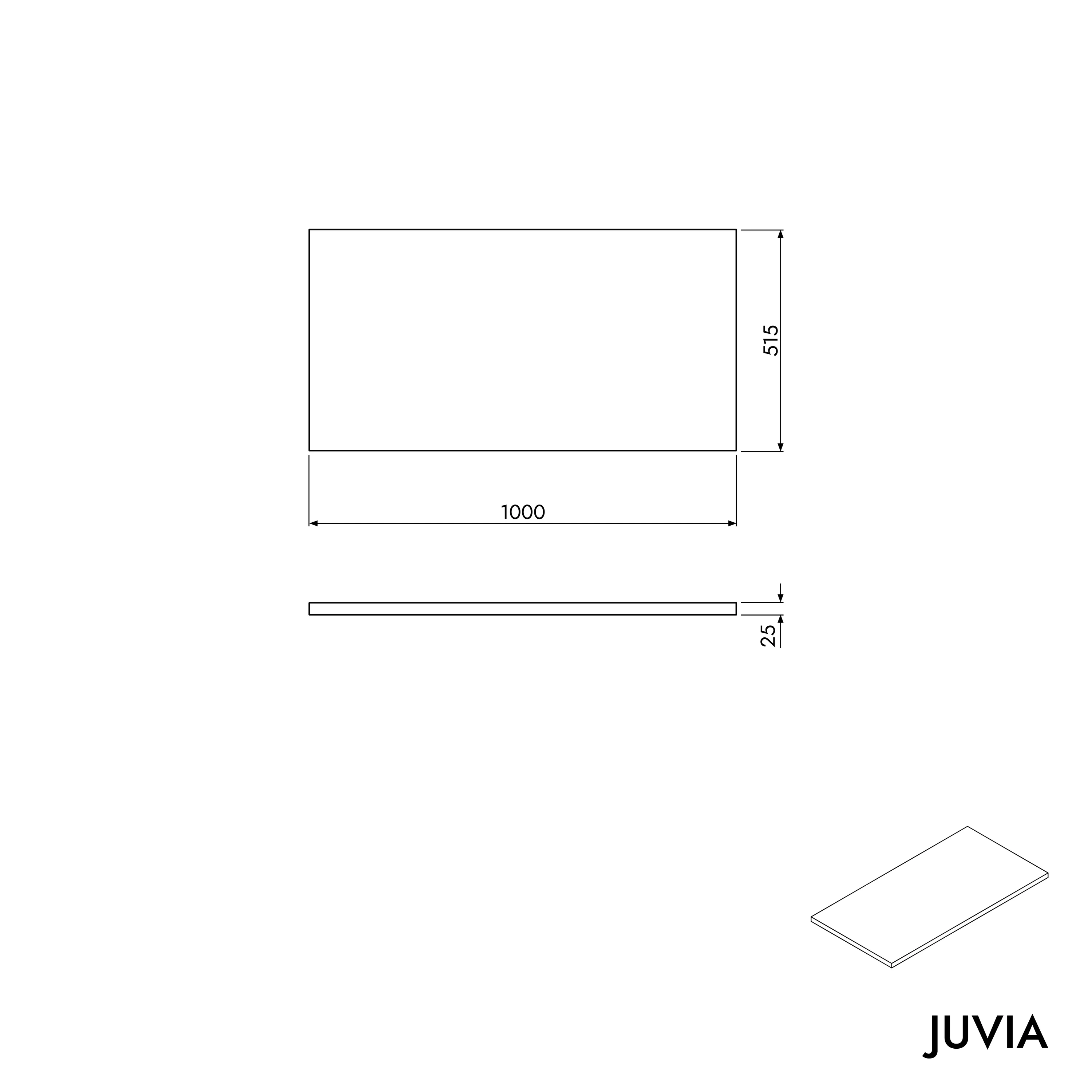 Vaskeskabsunderstel JUVIA Classic 2 - 100 cm til 160 cm - Image 42