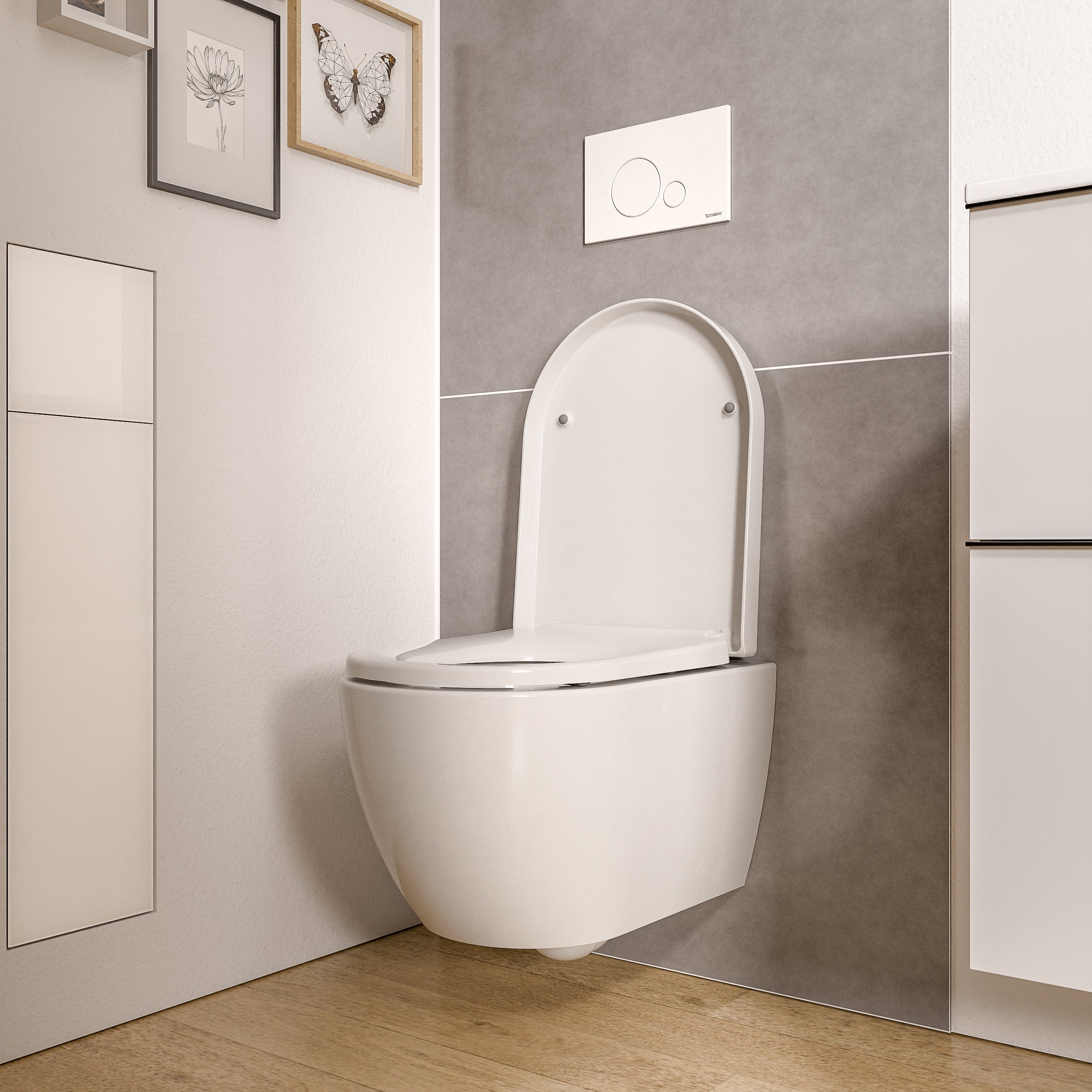 Væghængt toilet uden kant VIREO - Image 8